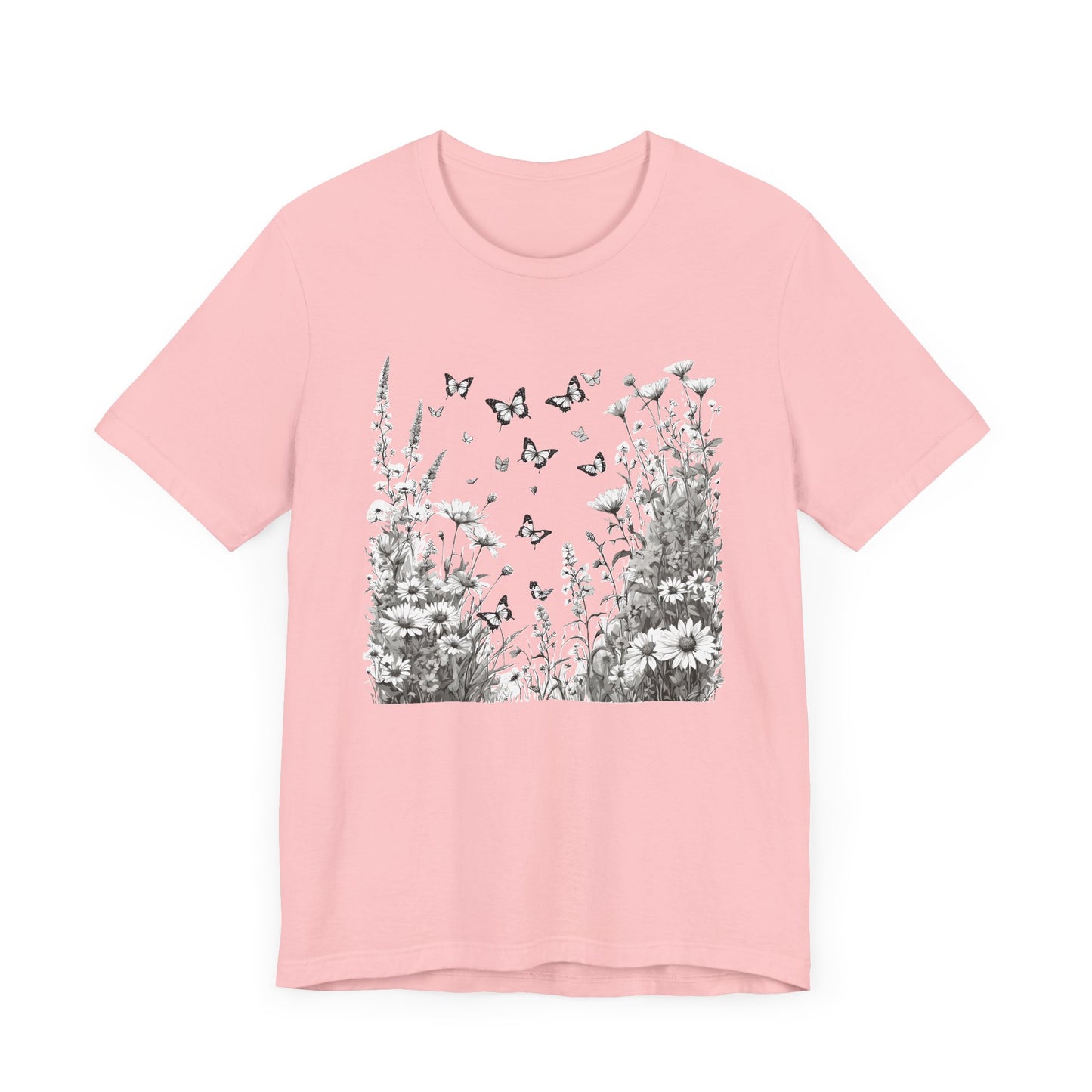 Butterfly Garden Camping T-Shirt