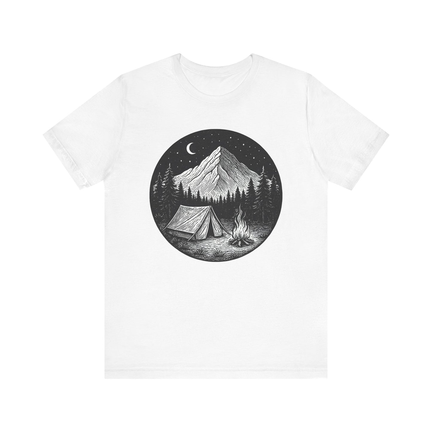 Tent Under the Stars Camping T-Shirt
