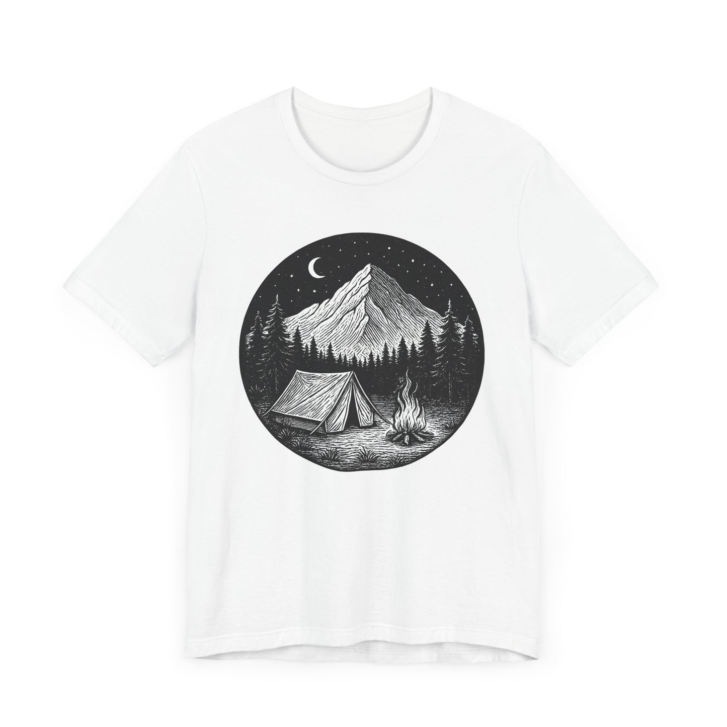 Tent Under the Stars Camping T-Shirt