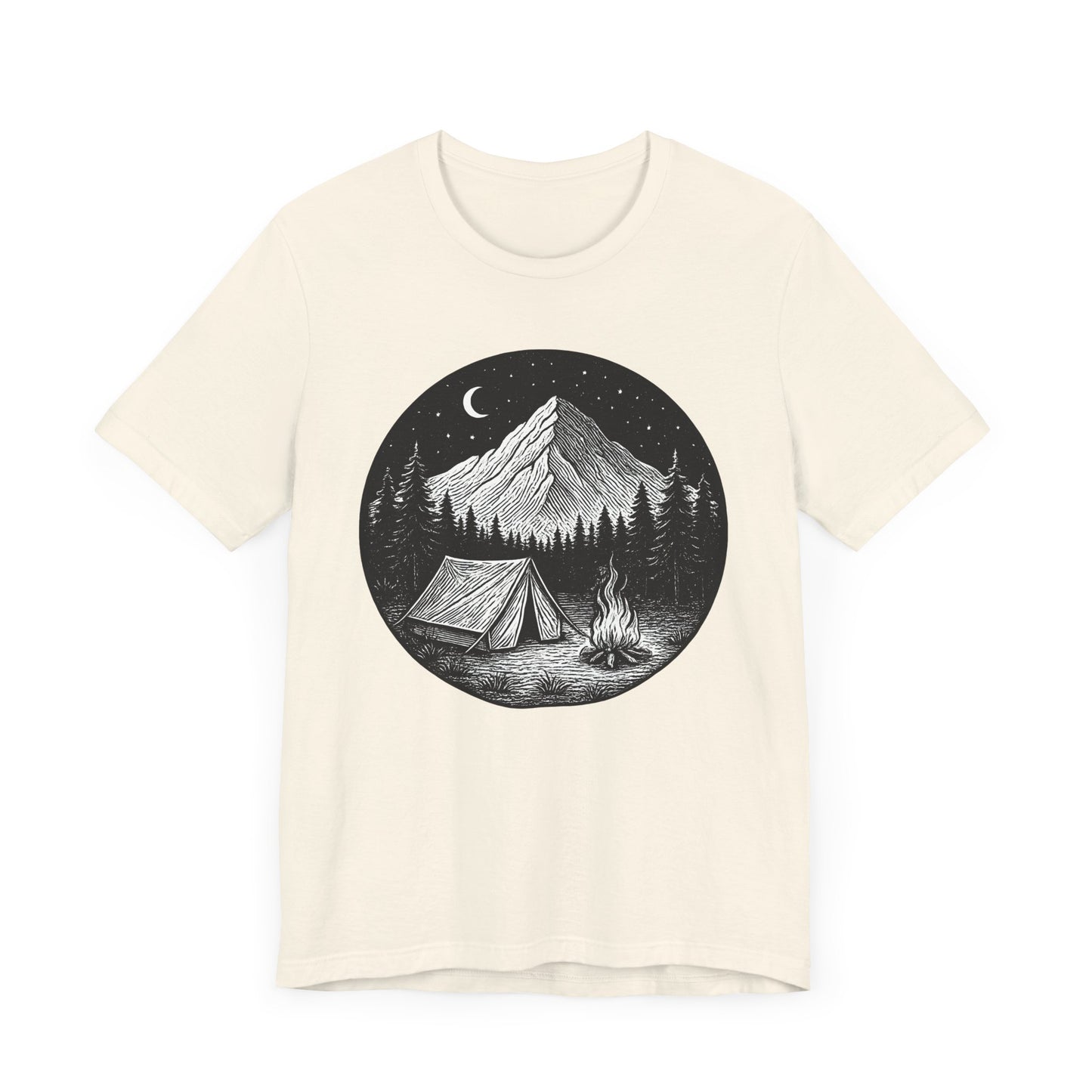 Tent Under the Stars Camping T-Shirt