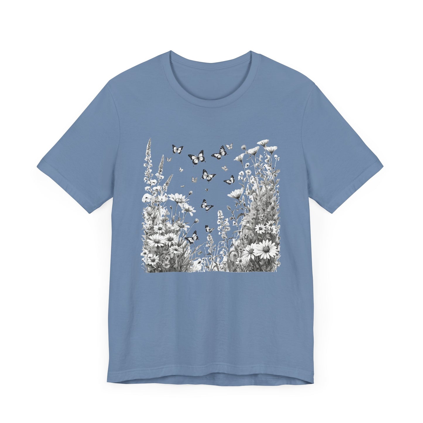 Butterfly Garden Camping T-Shirt