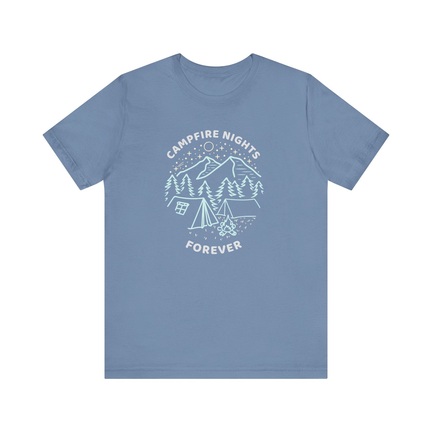Campfire Nights Forever Camping T-Shirt