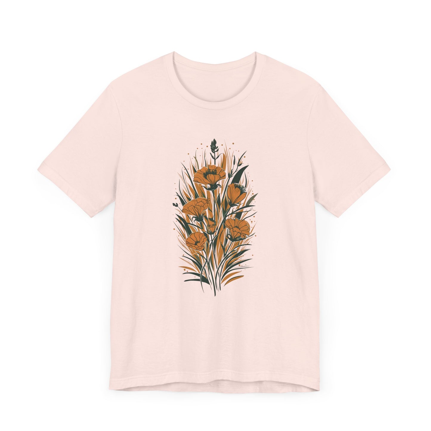 Golden Flowers Camping T-Shirt