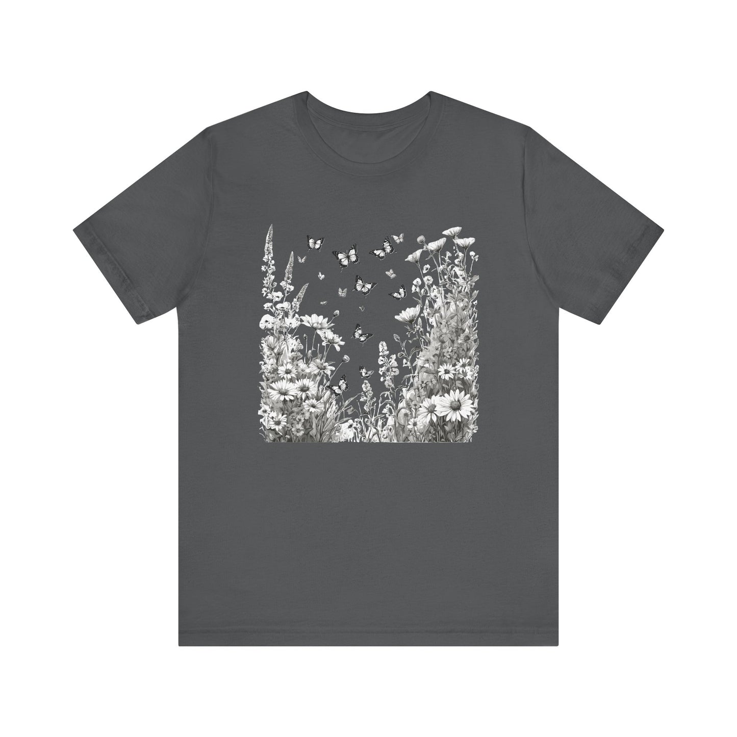 Butterfly Garden Camping T-Shirt