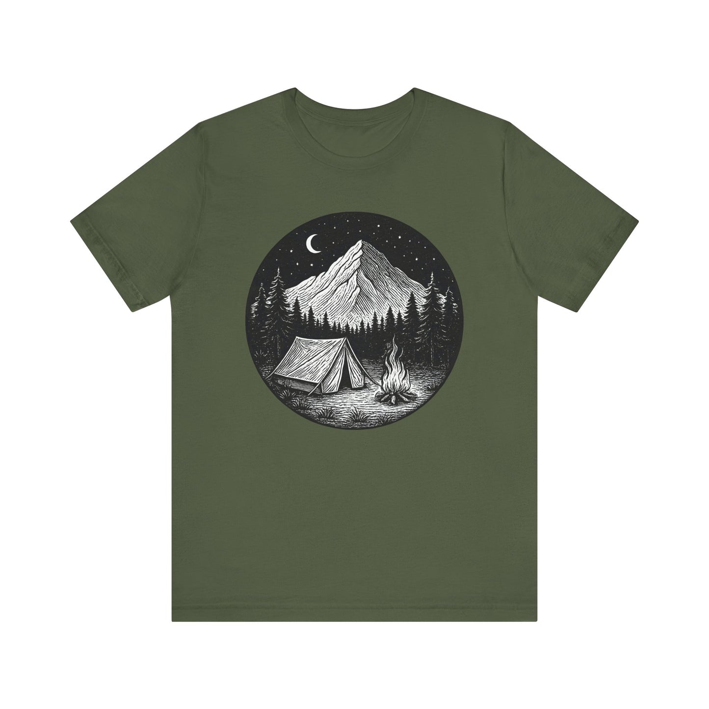 Tent Under the Stars Camping T-Shirt