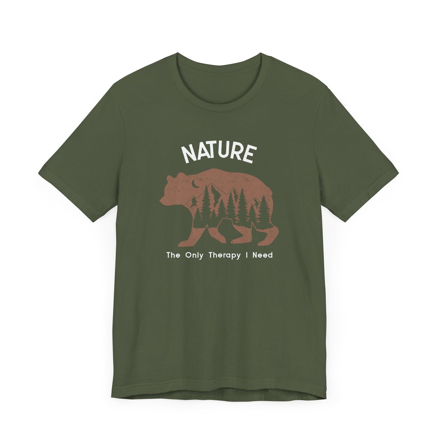 Nature is Therapy Camping T-Shirt