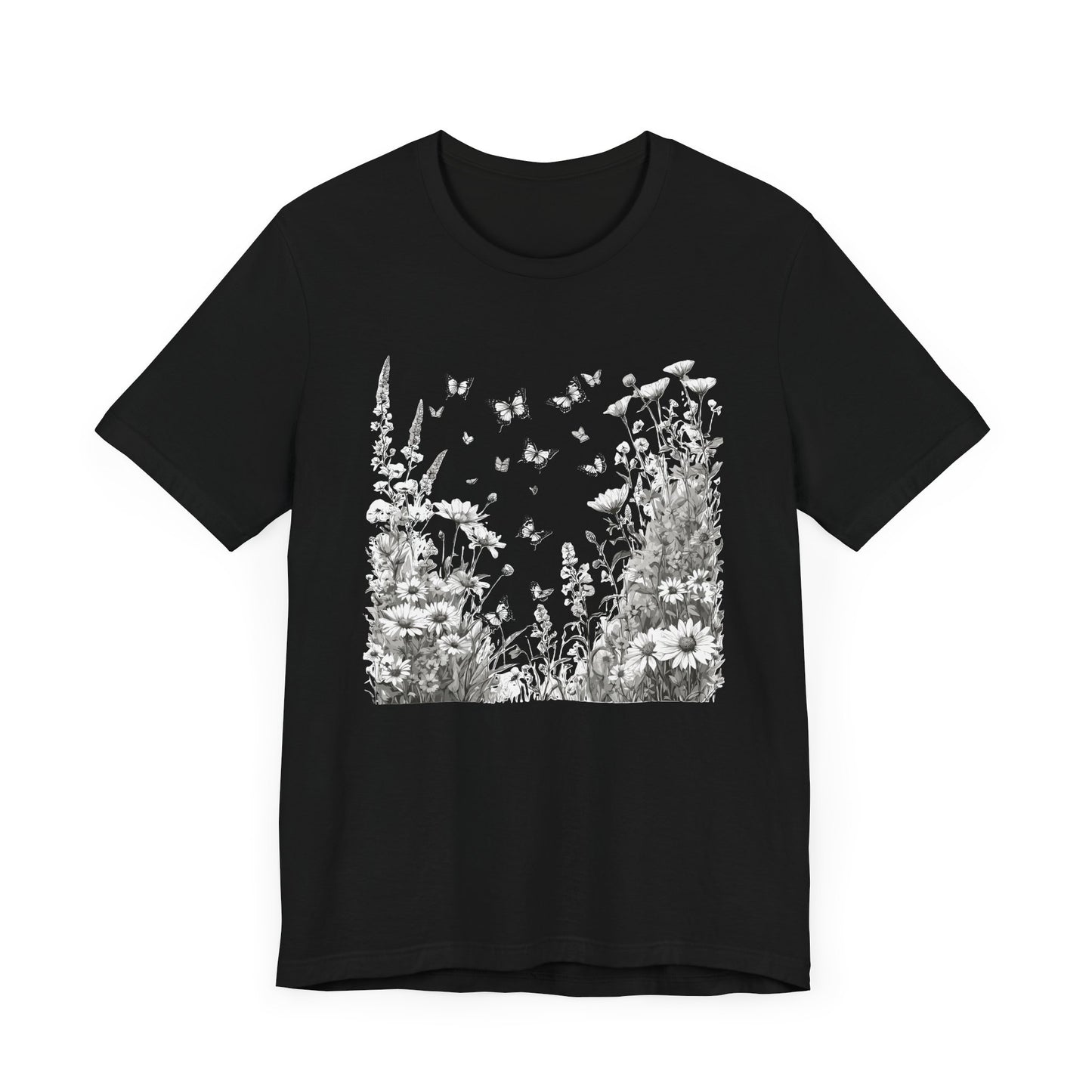 Butterfly Garden Camping T-Shirt