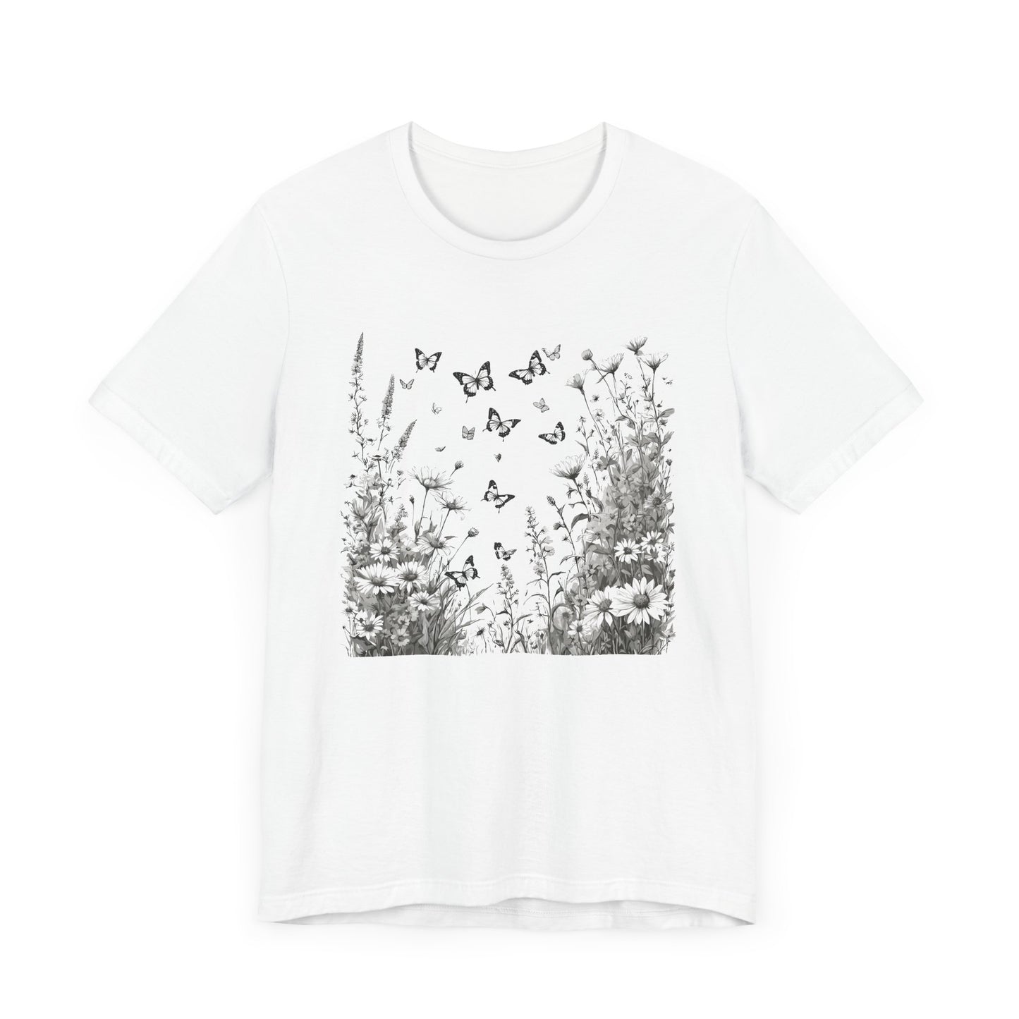 Butterfly Garden Camping T-Shirt