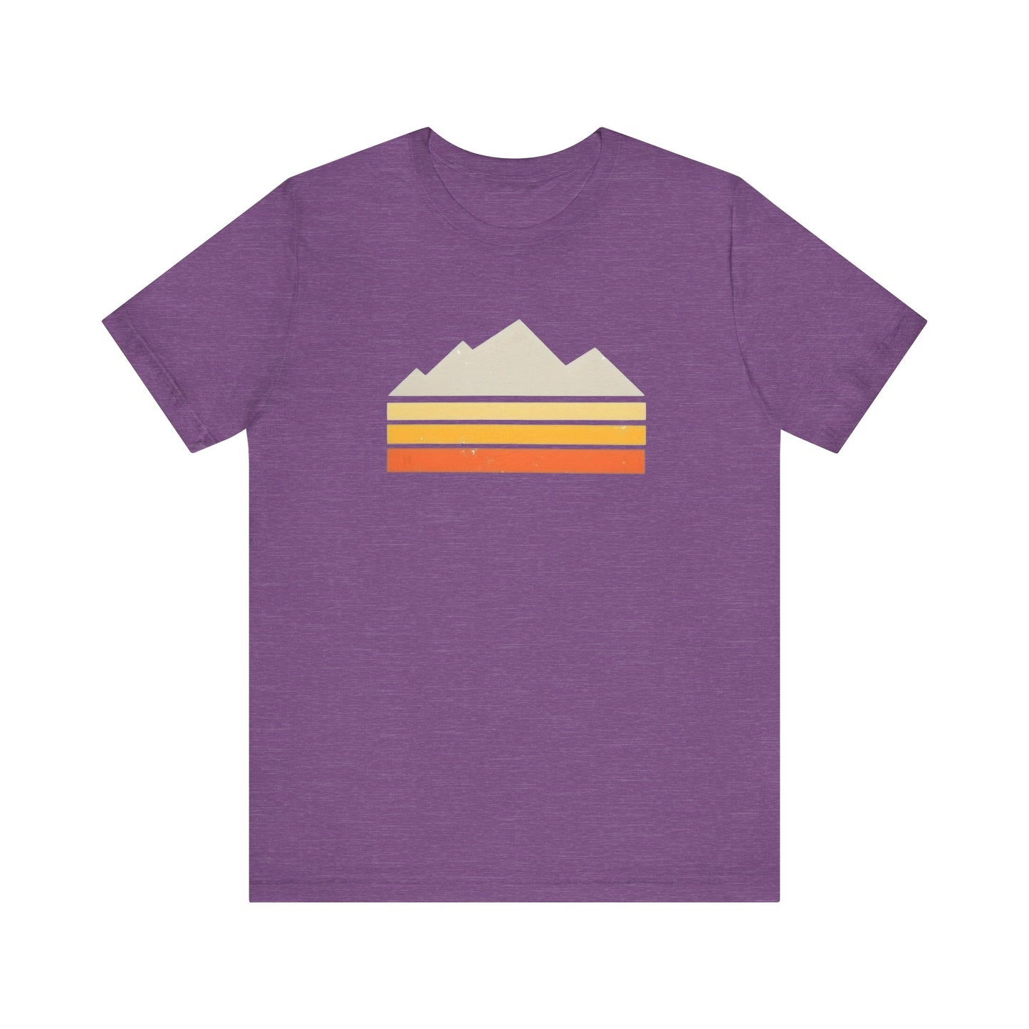Abstract Retro Mountain Backpacking T-Shirt