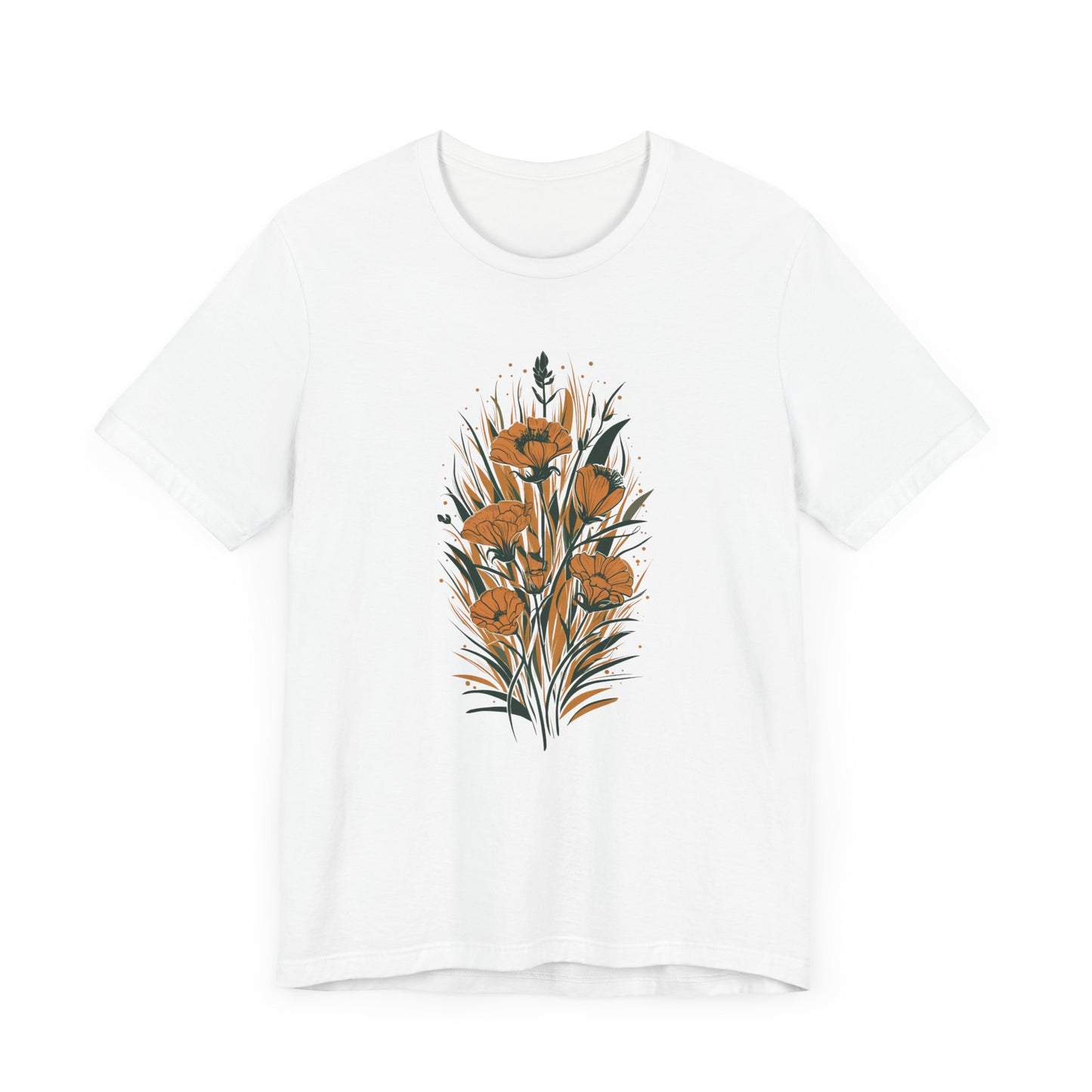 Golden Flowers Camping T-Shirt