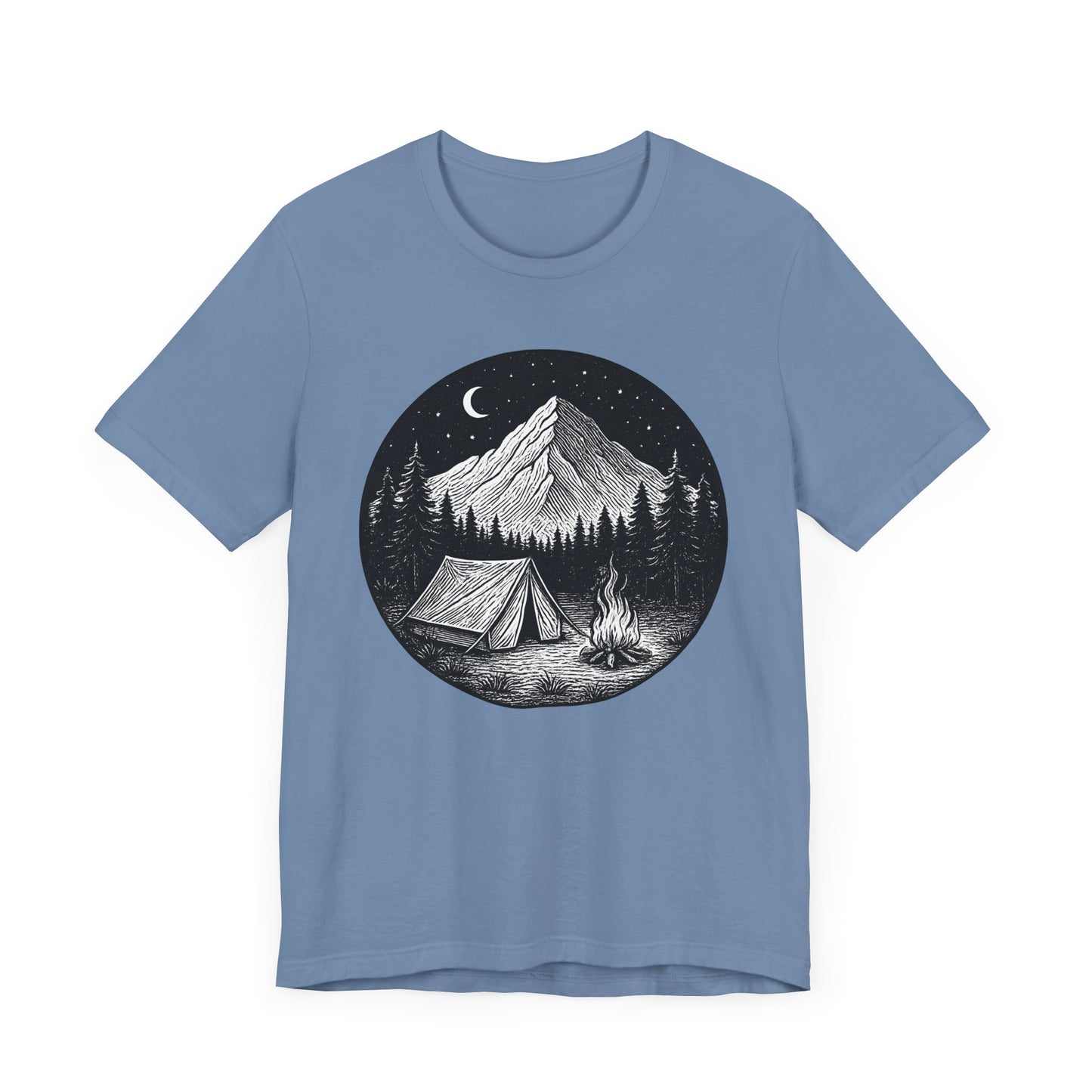 Tent Under the Stars Camping T-Shirt