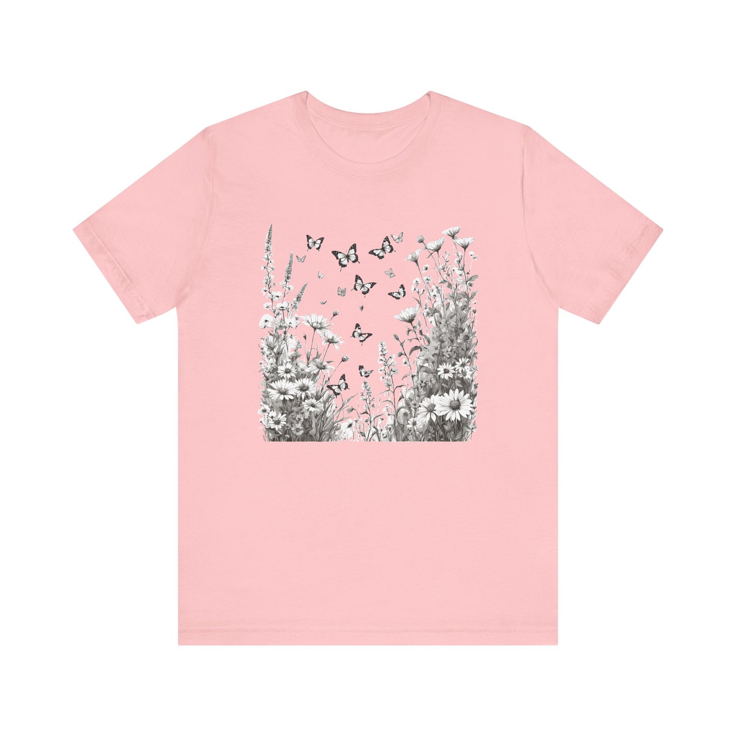 Butterfly Garden Camping T-Shirt