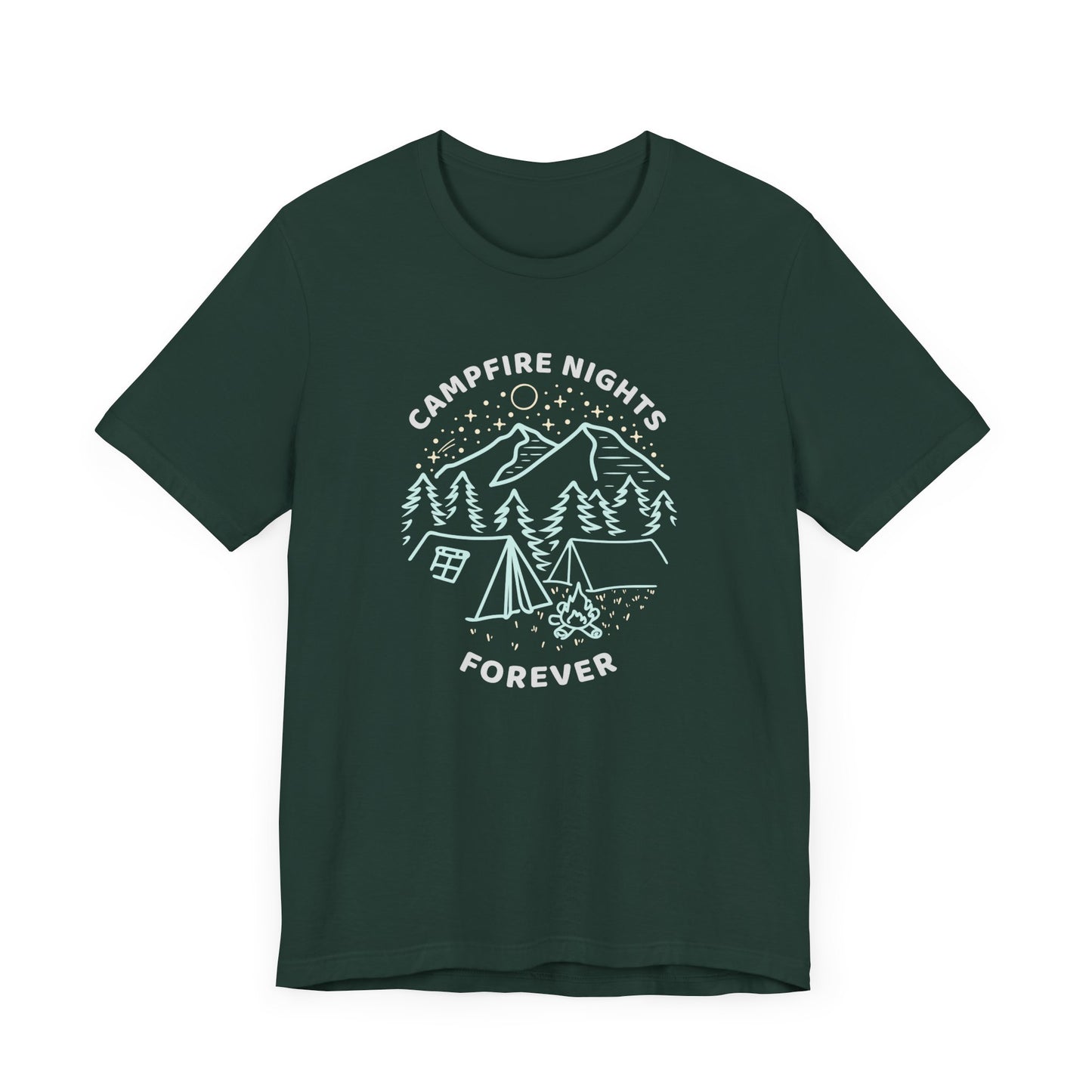Campfire Nights Forever Camping T-Shirt