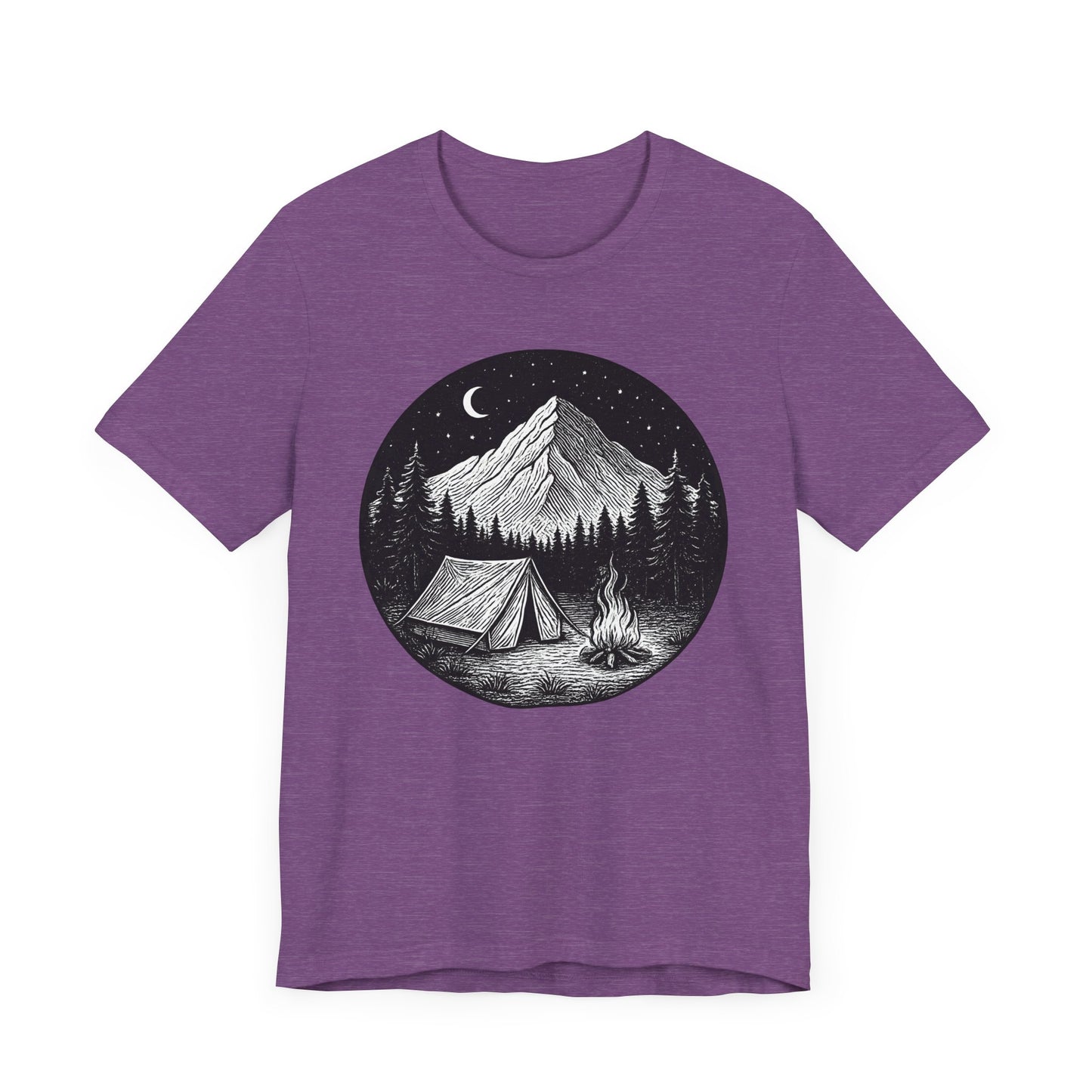 Tent Under the Stars Camping T-Shirt
