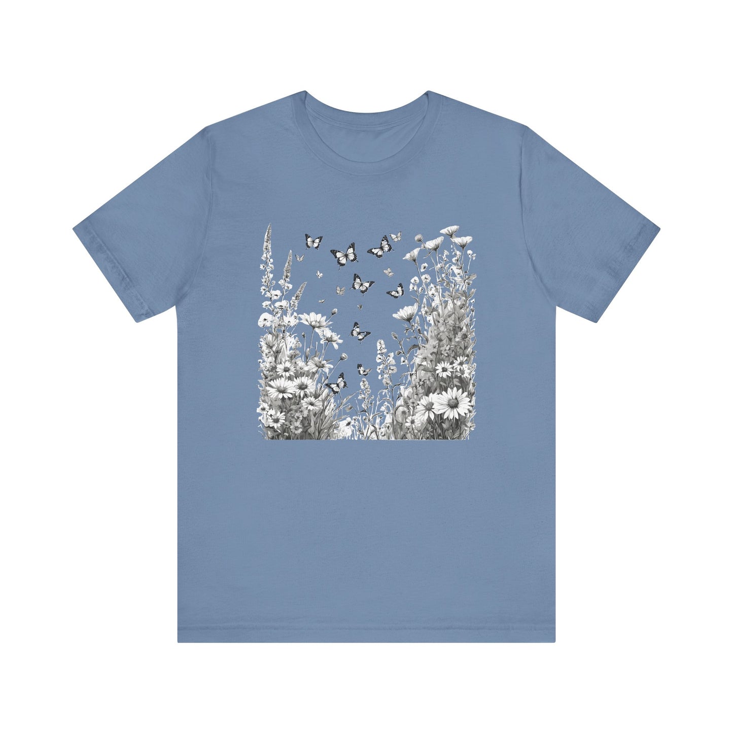 Butterfly Garden Camping T-Shirt