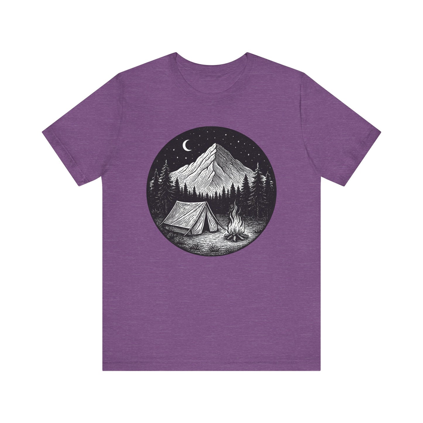 Tent Under the Stars Camping T-Shirt