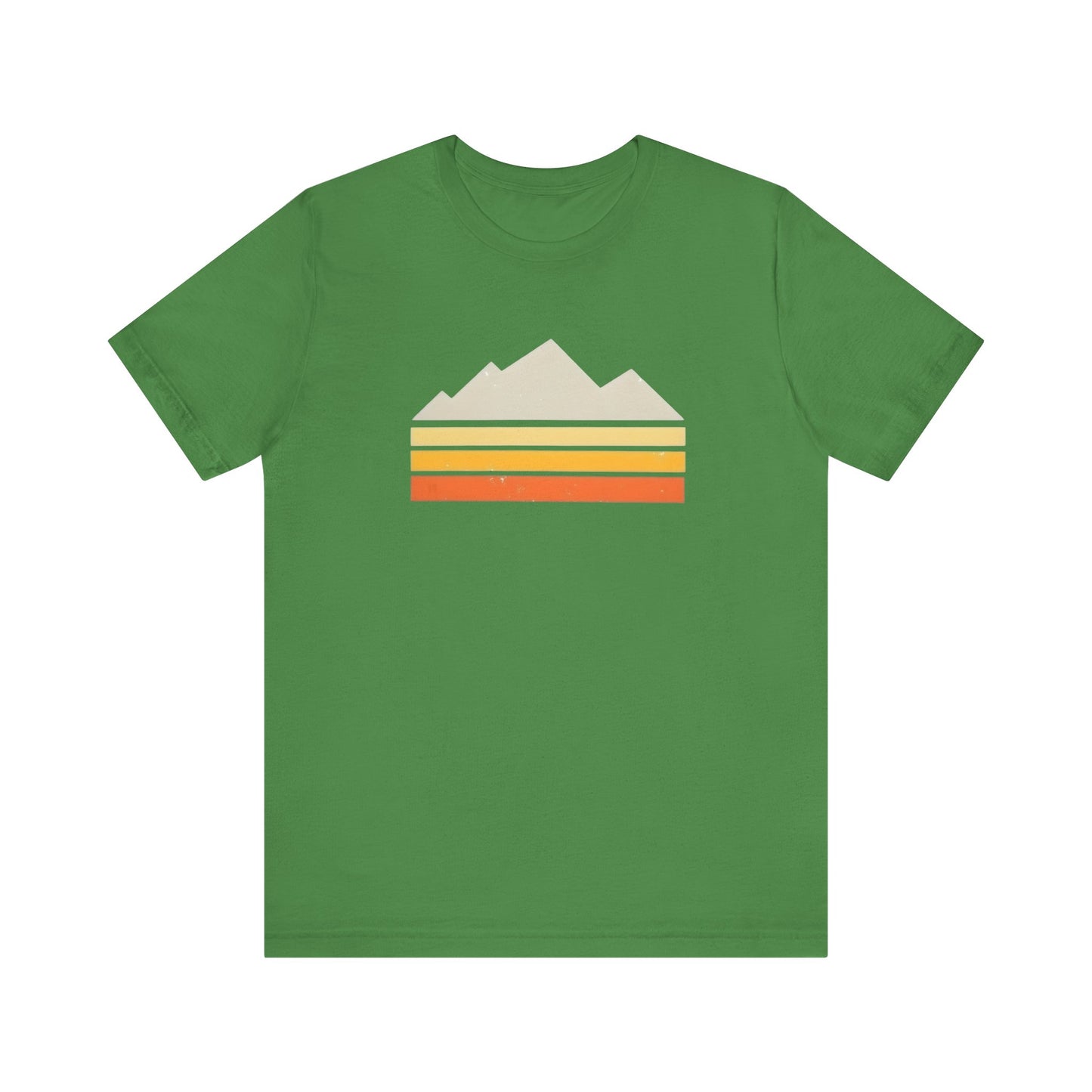 Abstract Retro Mountain Backpacking T-Shirt