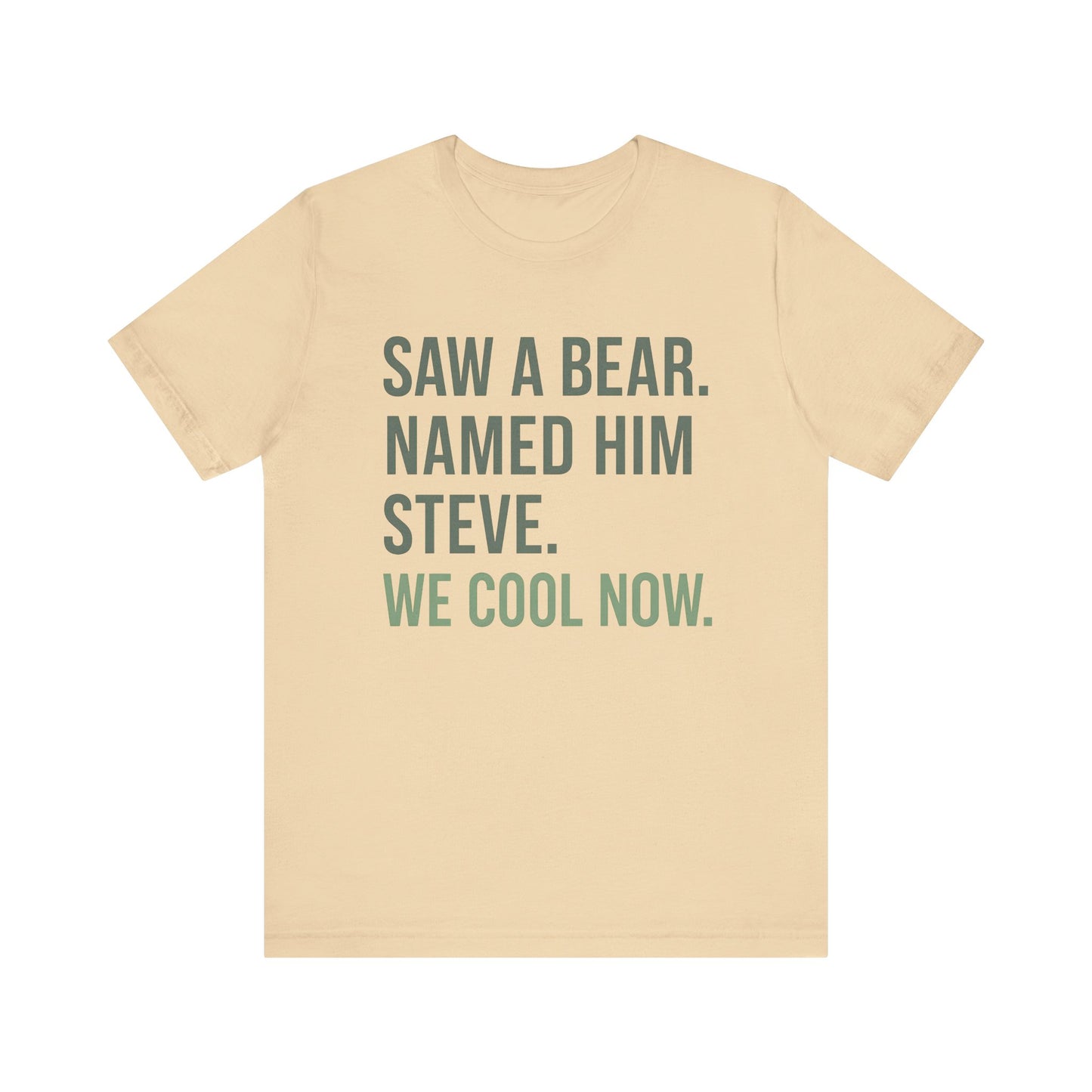 Steve the Bear Backpacking T-Shirt