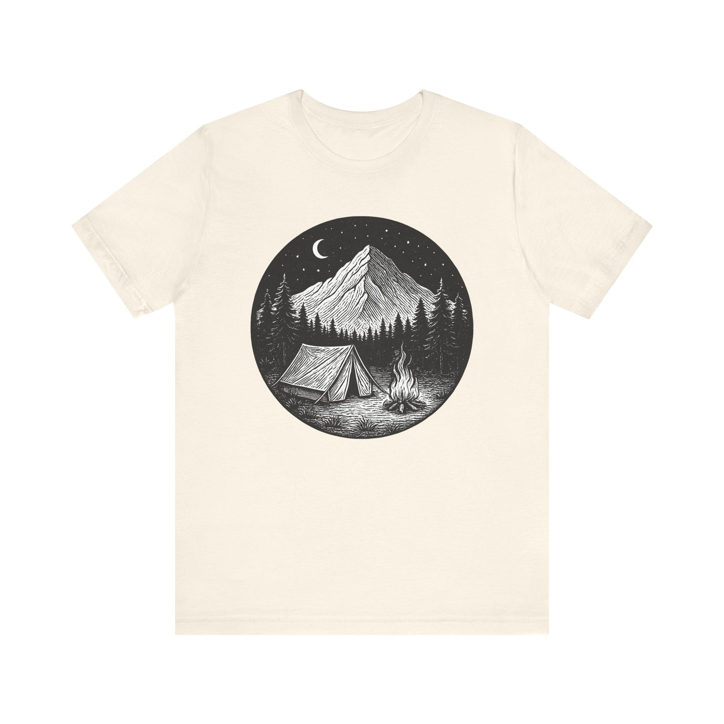 Tent Under the Stars Camping T-Shirt