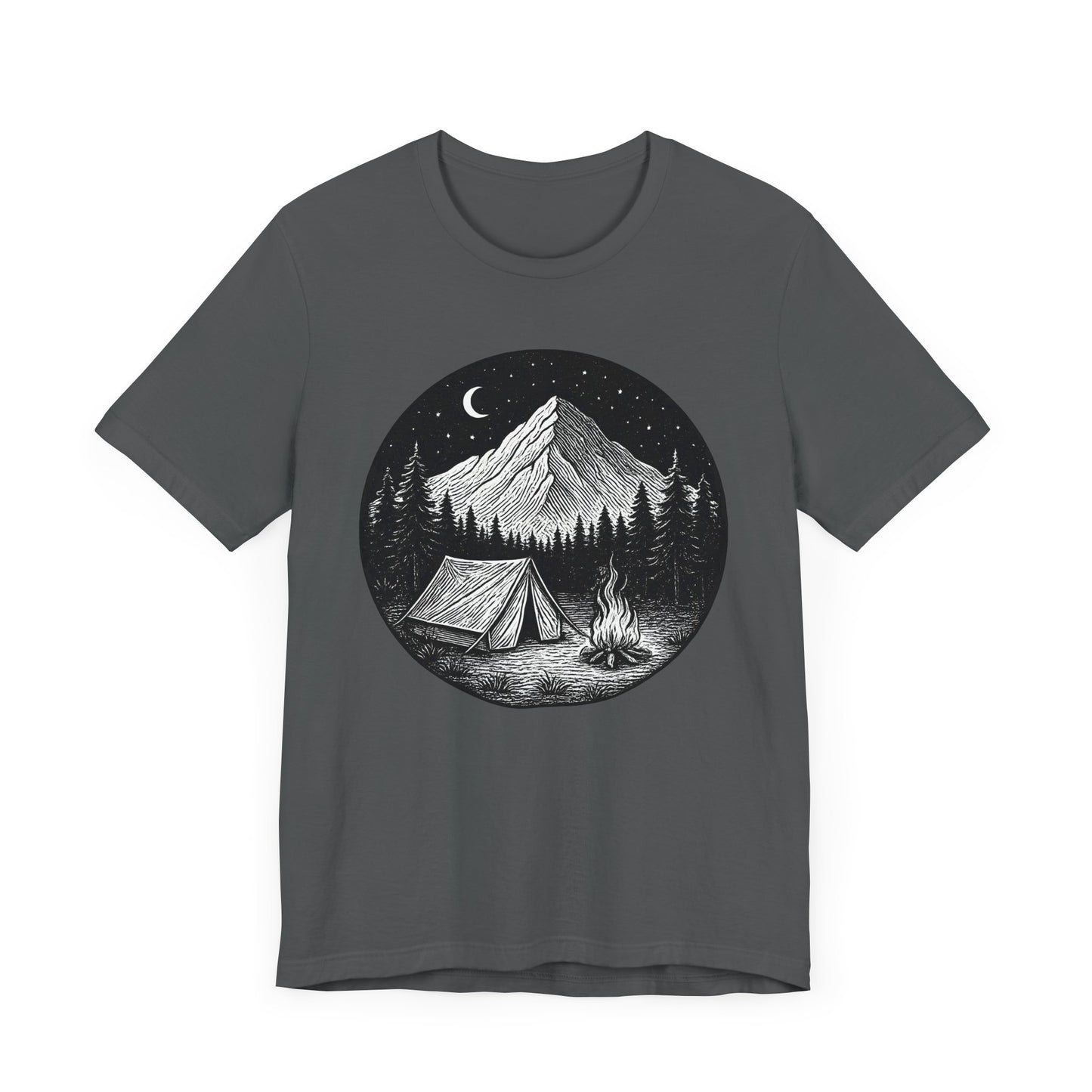 Tent Under the Stars Camping T-Shirt