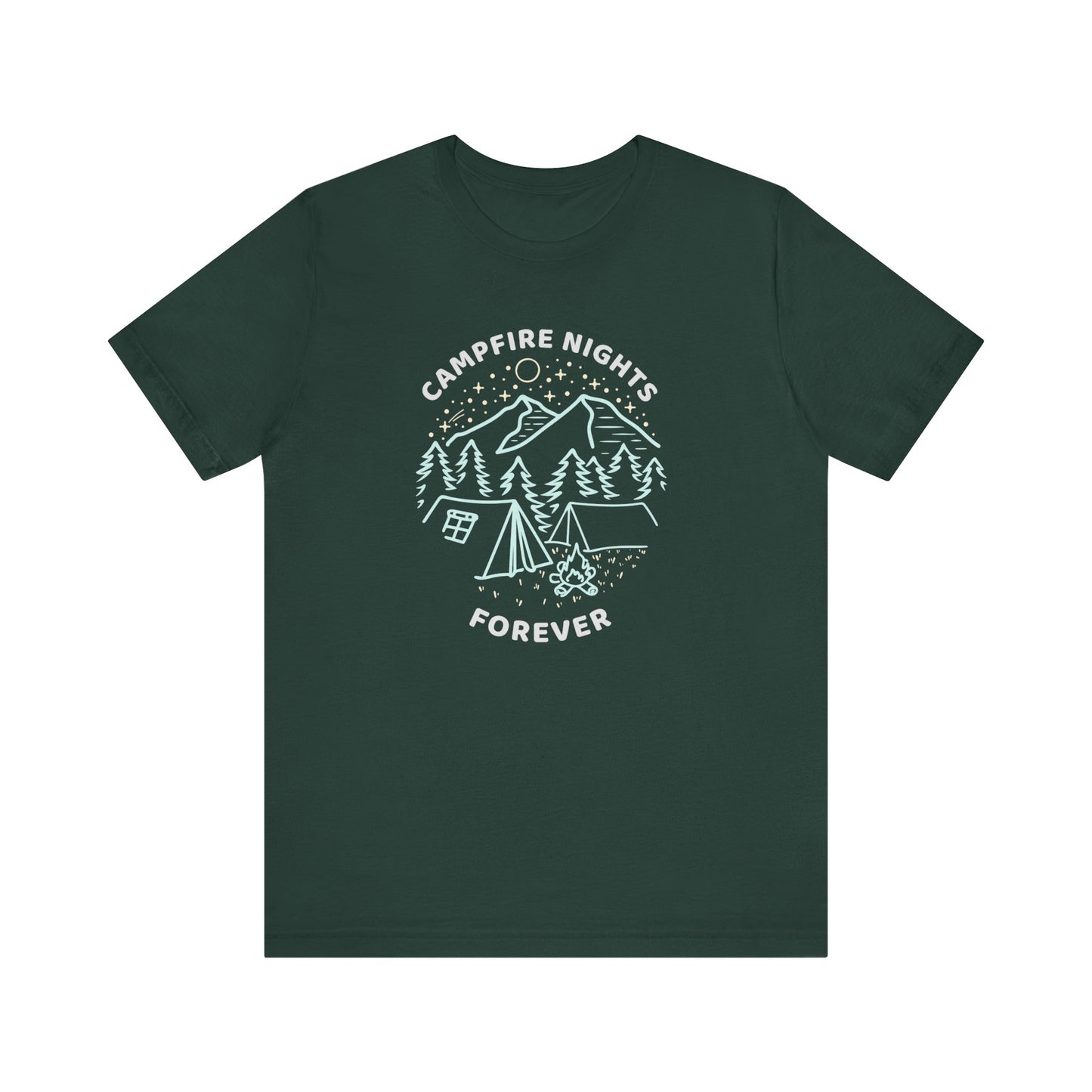 Campfire Nights Forever Camping T-Shirt