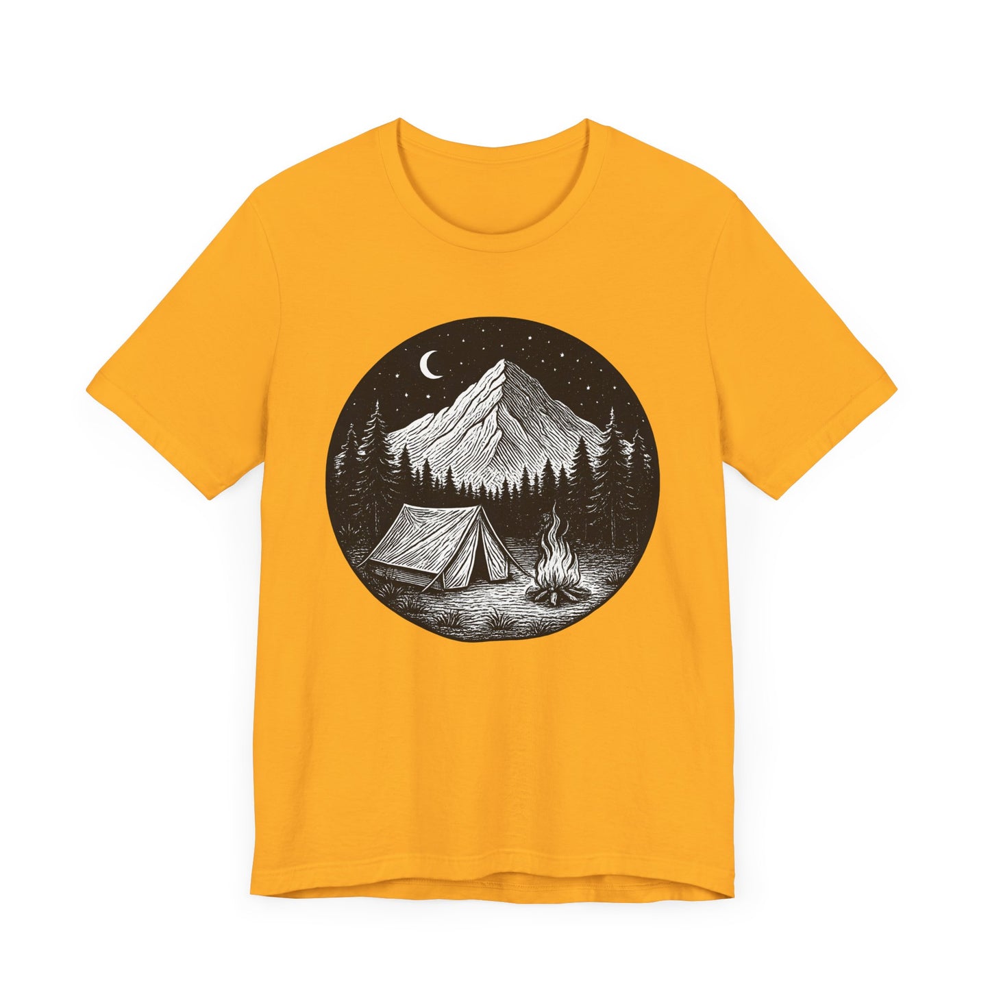 Tent Under the Stars Camping T-Shirt