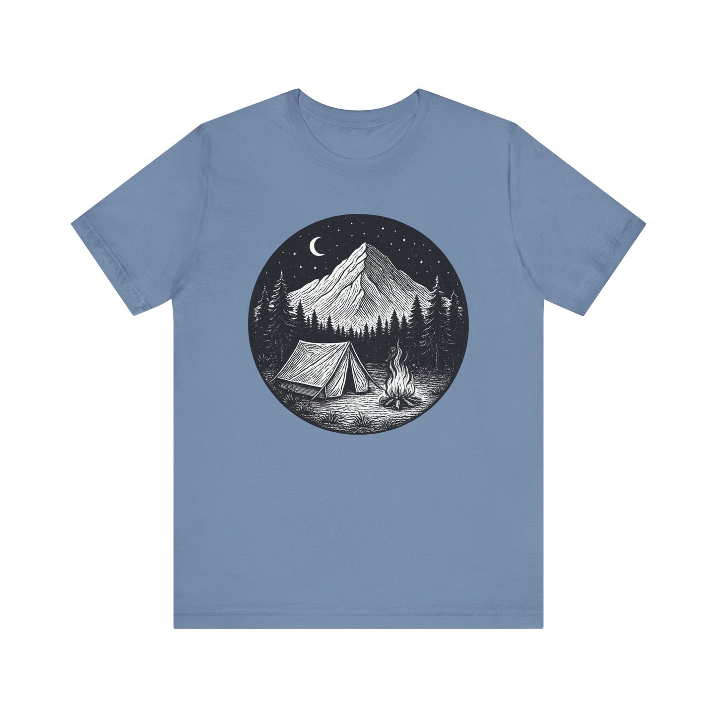 Tent Under the Stars Camping T-Shirt