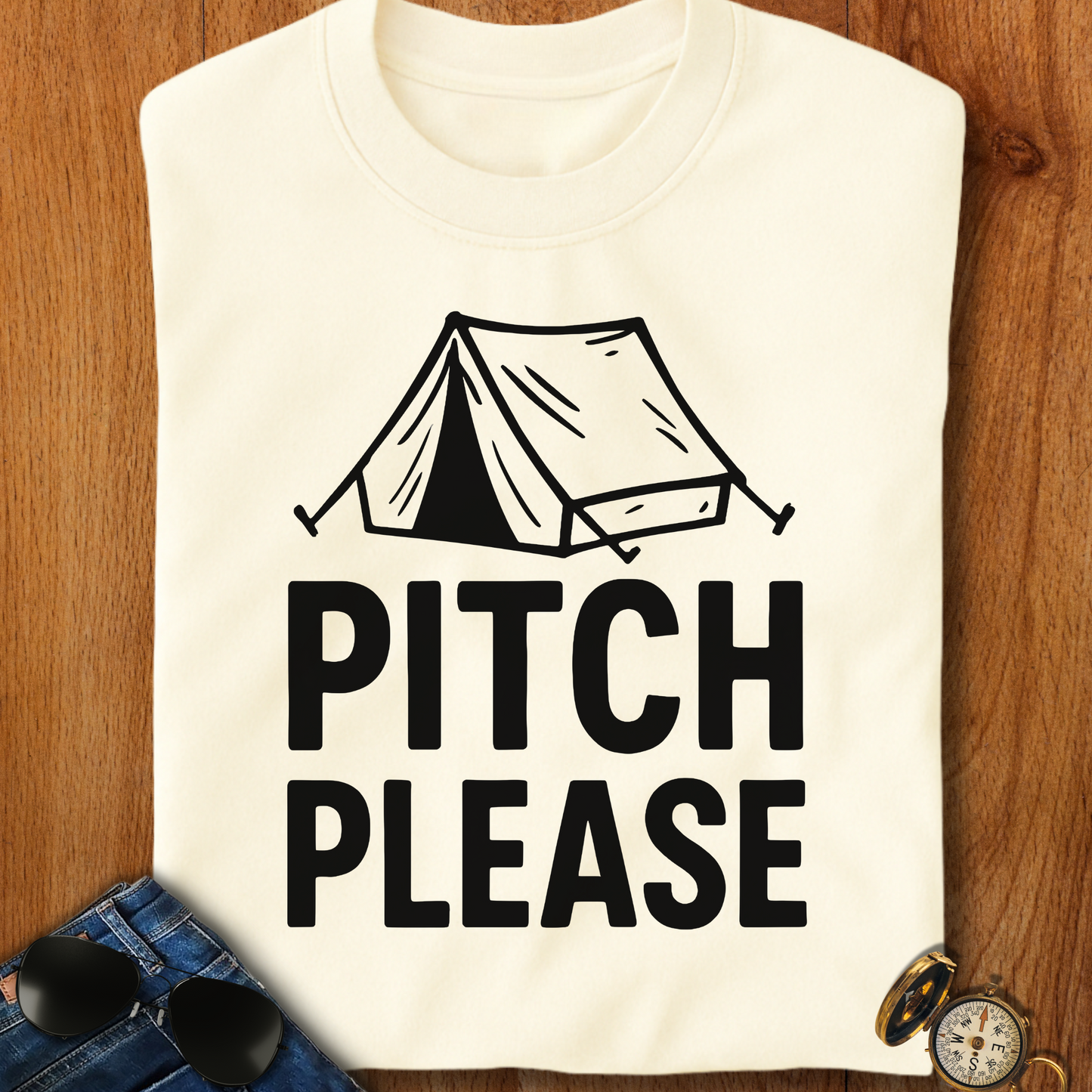 Pitch Please Camping T-Shirt
