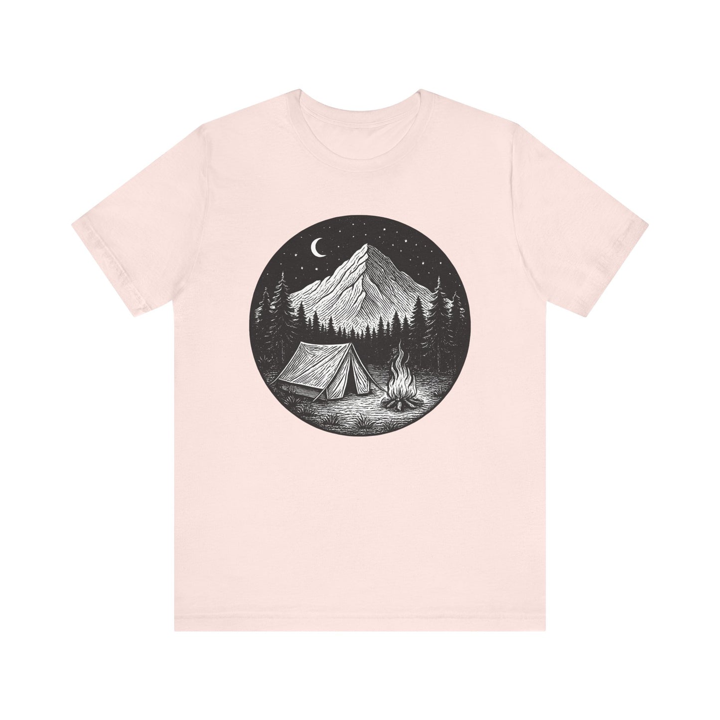 Tent Under the Stars Camping T-Shirt