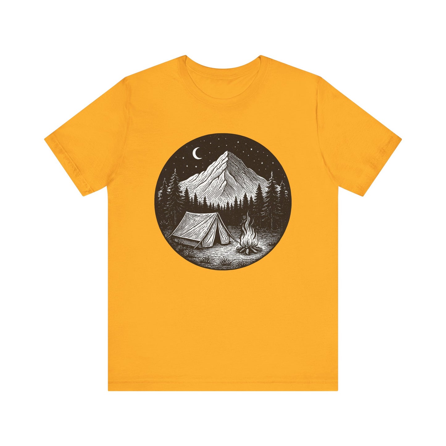 Tent Under the Stars Camping T-Shirt