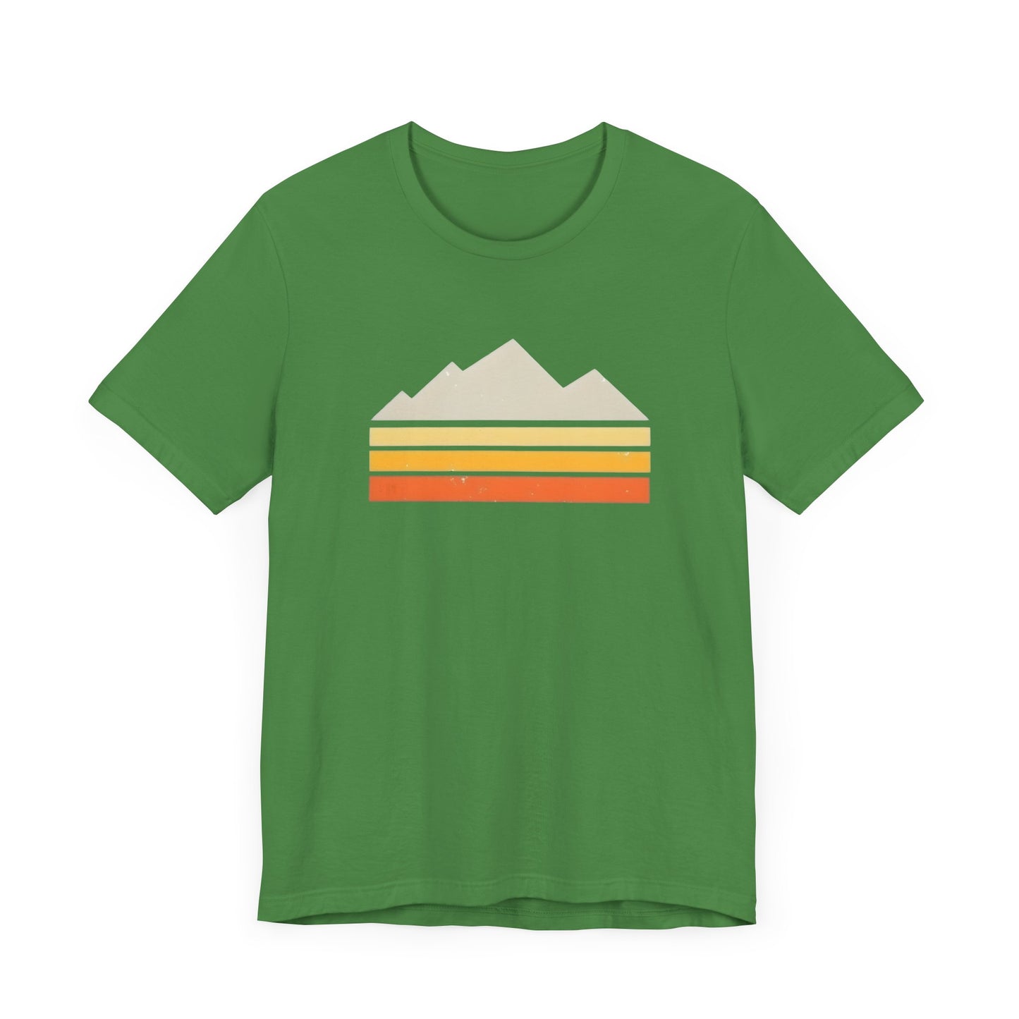Abstract Retro Mountain Backpacking T-Shirt