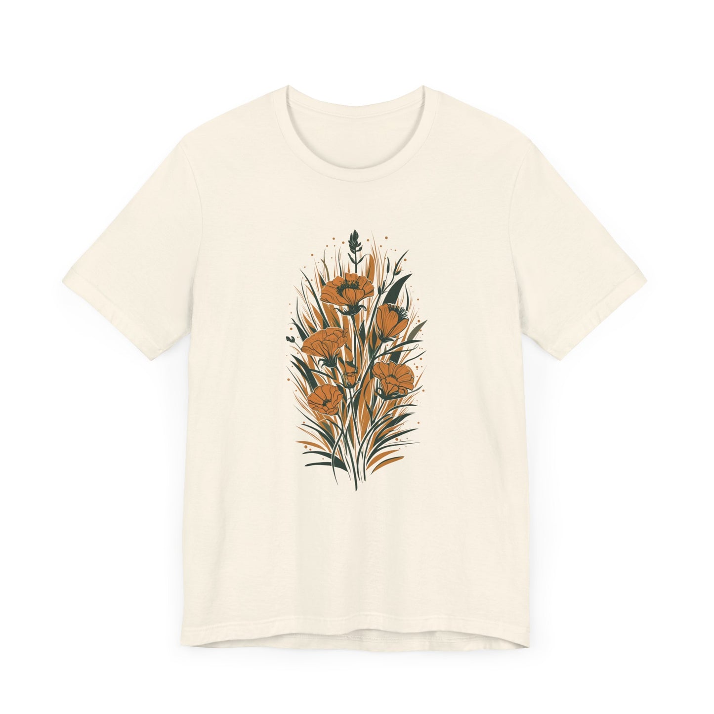 Golden Flowers Camping T-Shirt