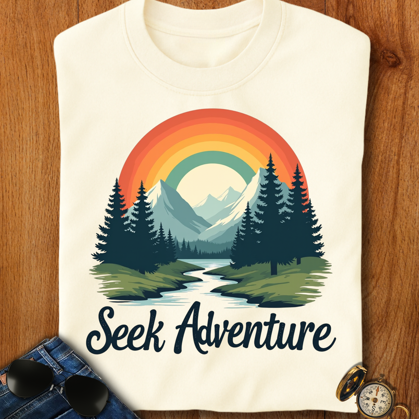 Seek Adventure Backpacking T-Shirt