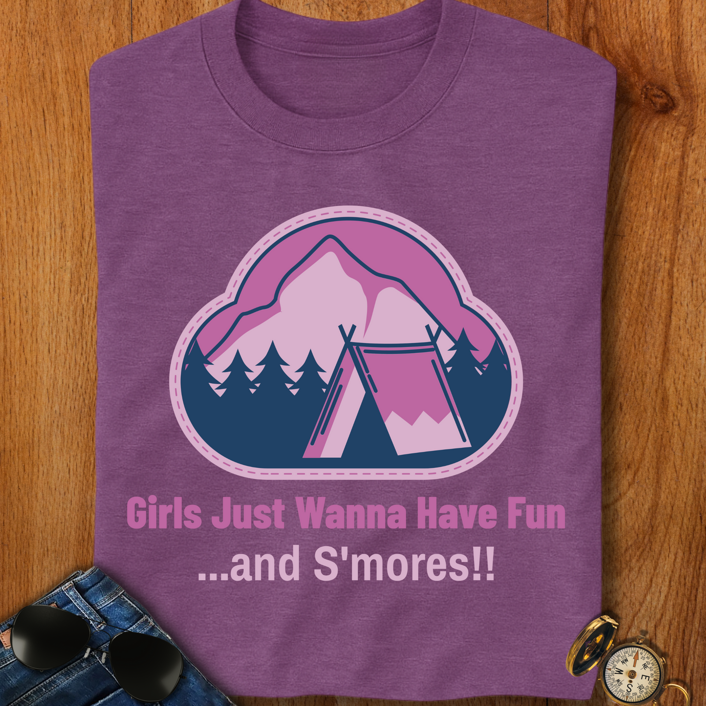 Camping Girls T-Shirt