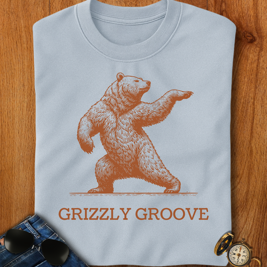 Grizzly Groove Hiking, Camping, Backpacking T-Shirt
