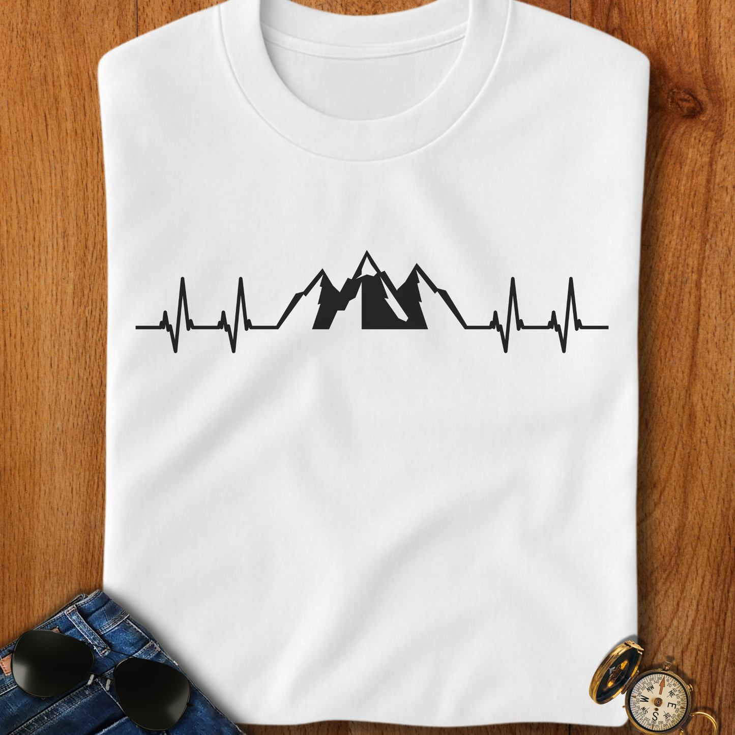 Mountains EKG T-Shirt