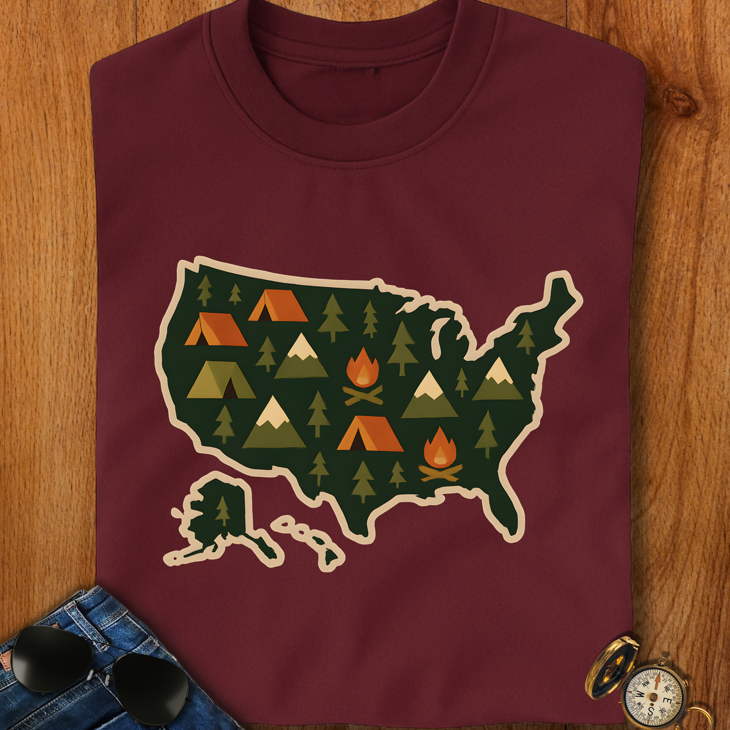 Country Wide Camping T-Shirt