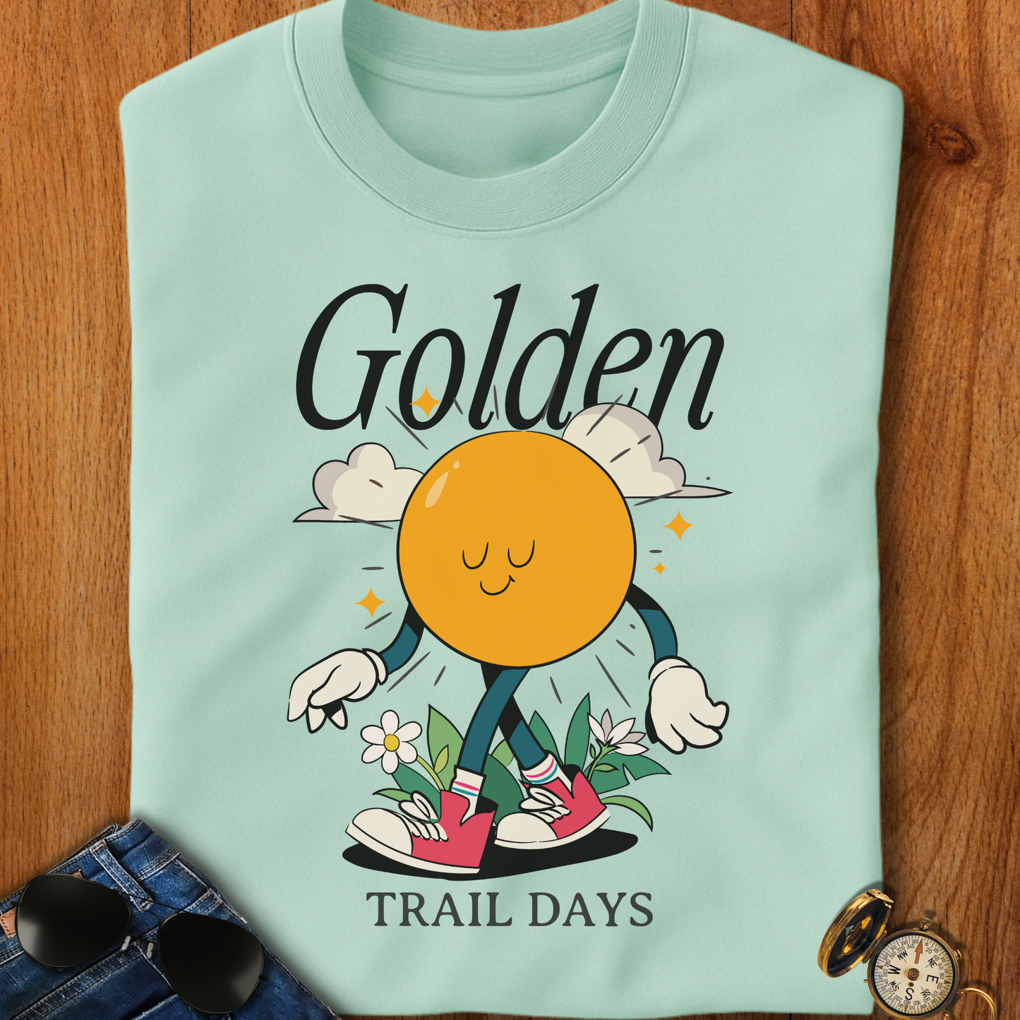 Golden Trail Days Sun T-Shirt