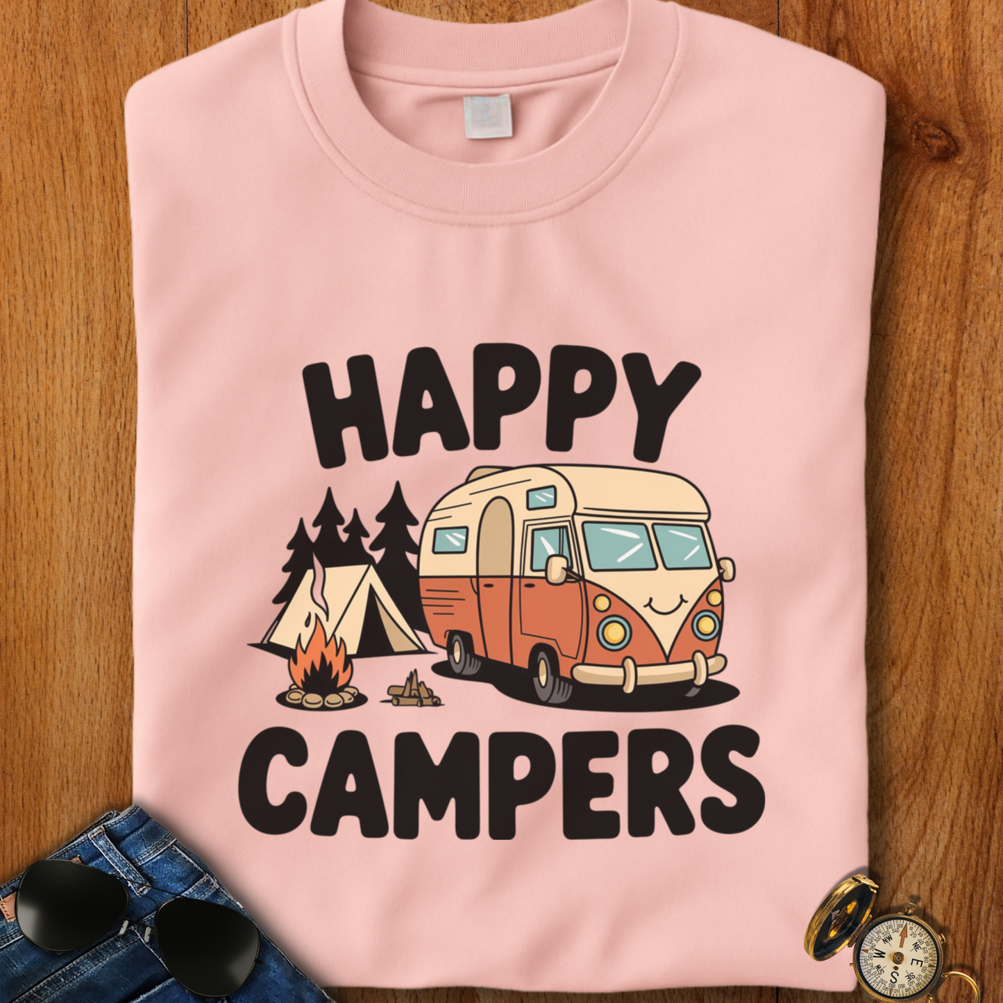 Happy Campers Camping T-Shirt
