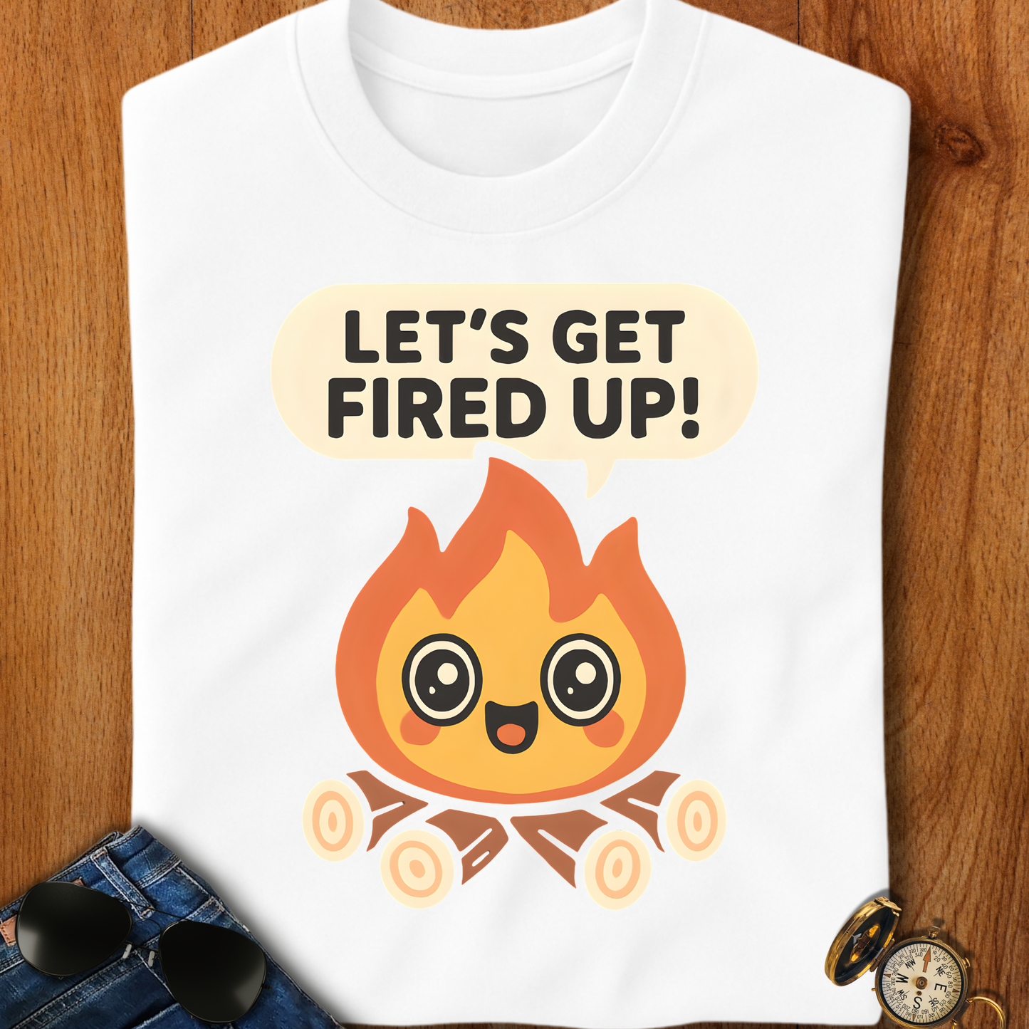 Get Fired Up Camping T-Shirt