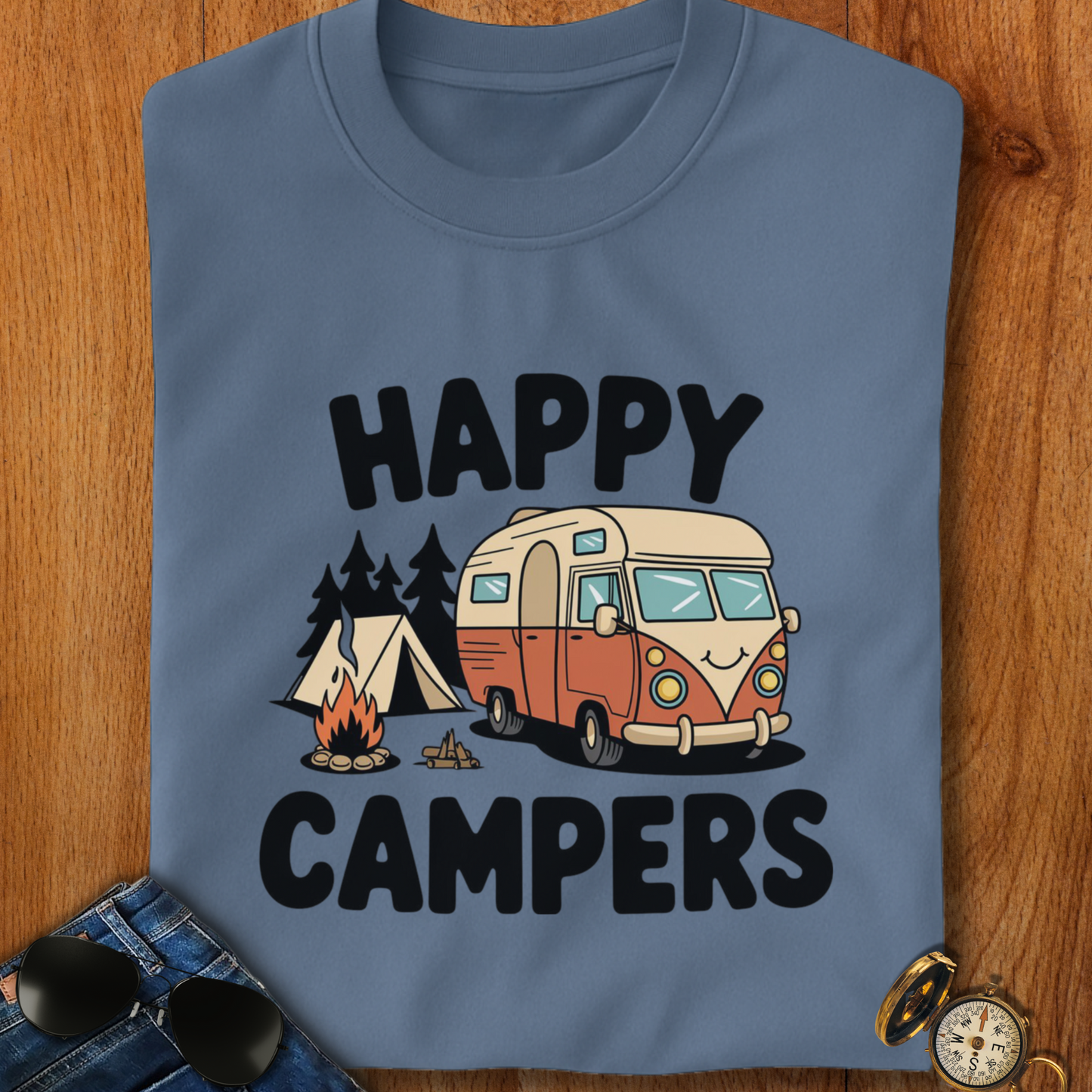 Happy Campers Camping T-Shirt