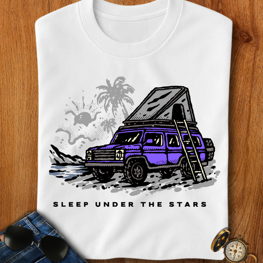 Sleep Under the Stars Camping T-Shirt