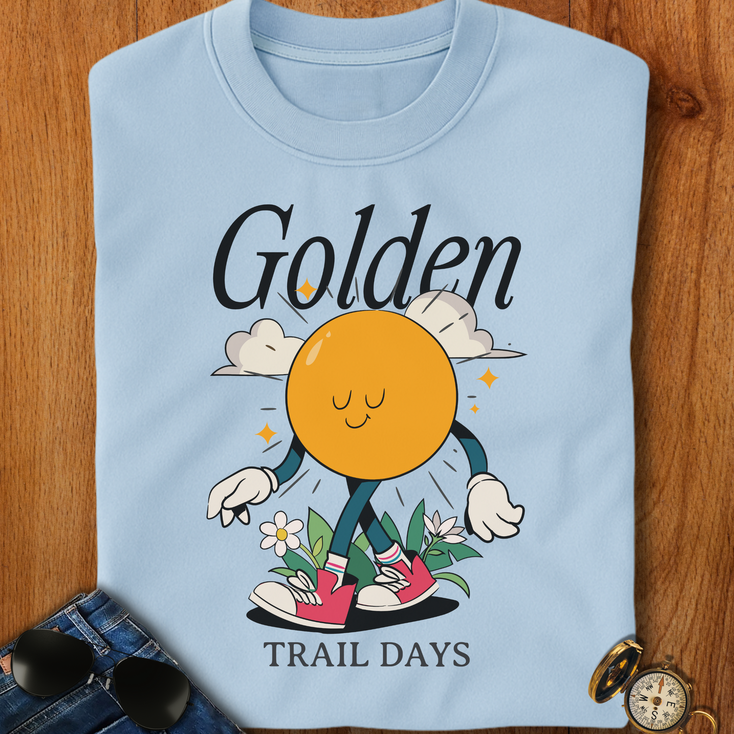 Golden Trail Days Sun T-Shirt