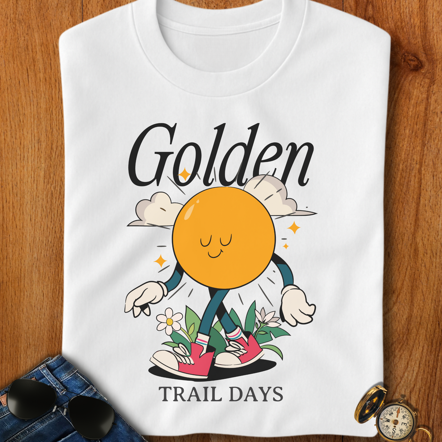 Golden Trail Days Sun T-Shirt