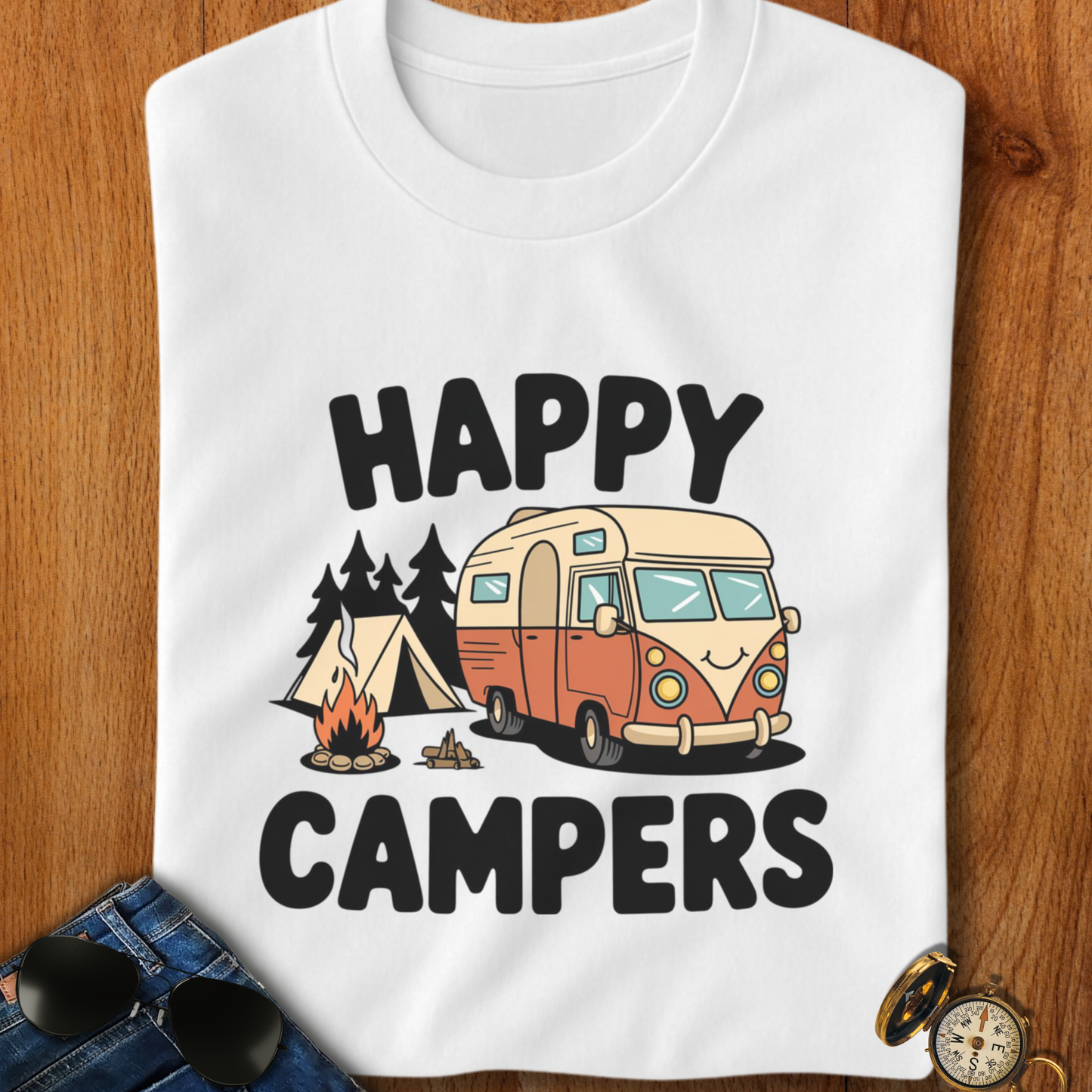 Happy Campers Camping T-Shirt