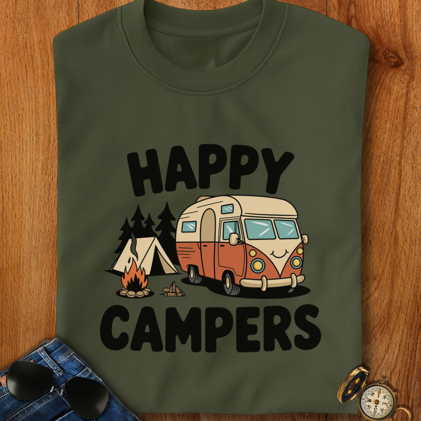 Happy Campers Camping T-Shirt