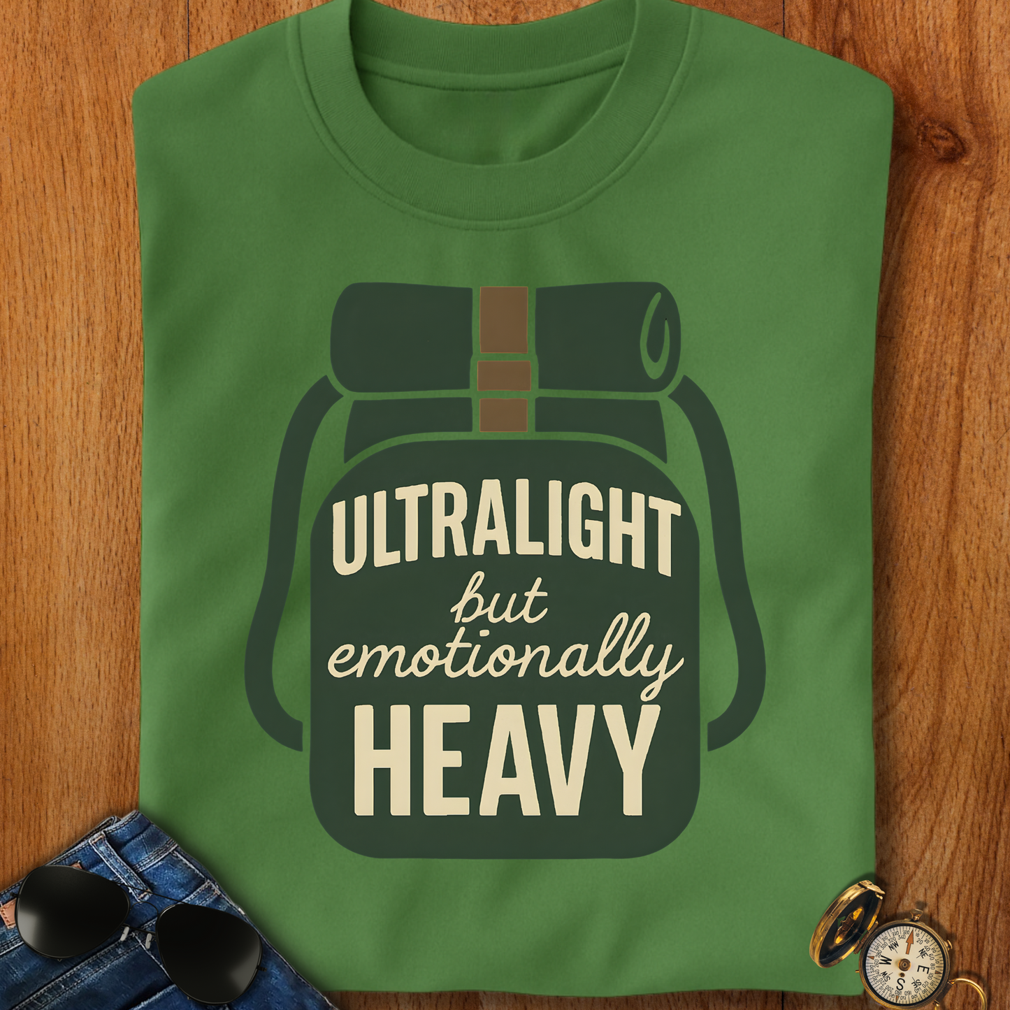 Emotionally Heavy Backpacking T-Shirt