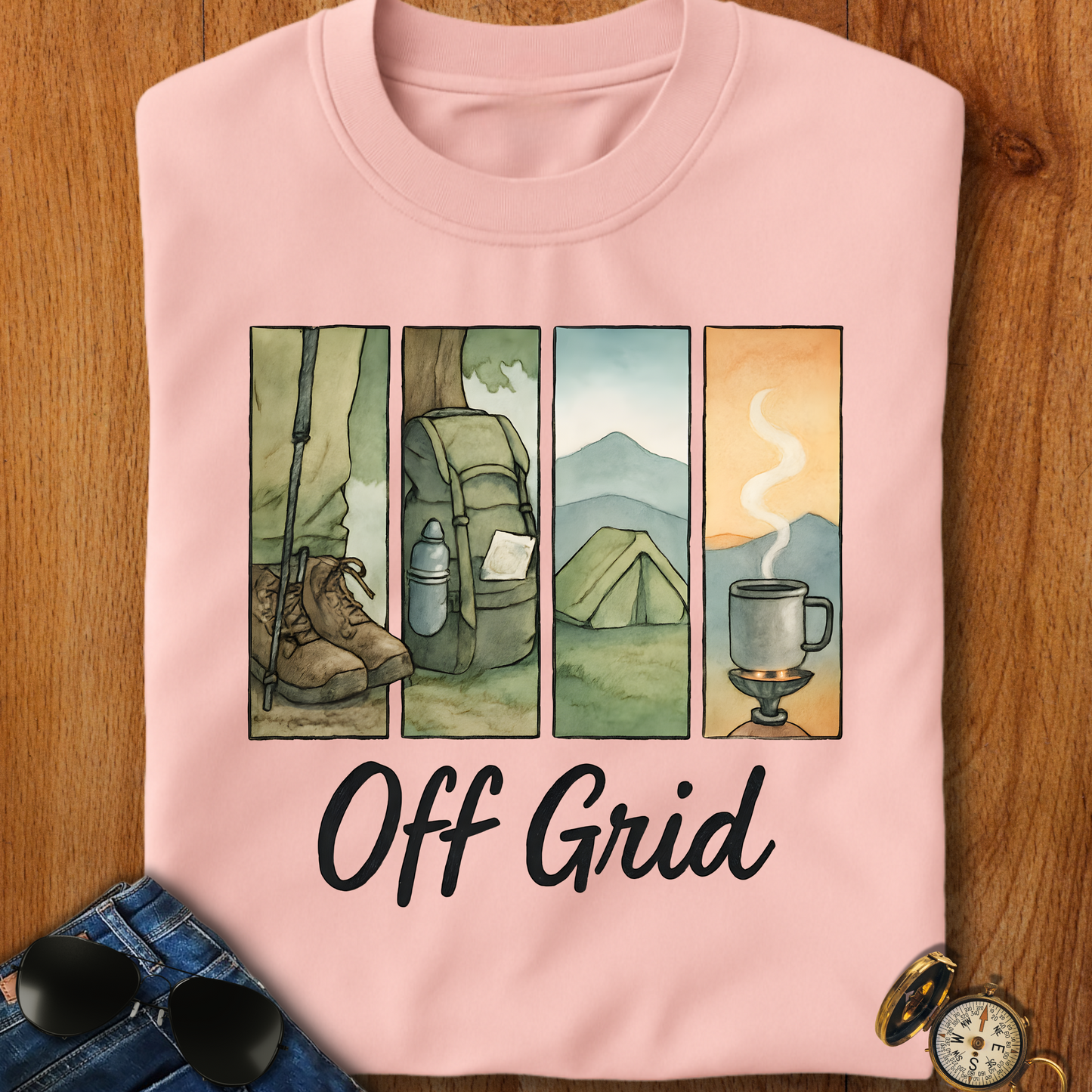 Off Grid Backpacking T-Shirt