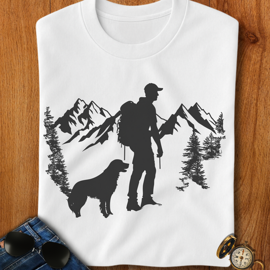 Man's Best Friend Camping T-Shirt