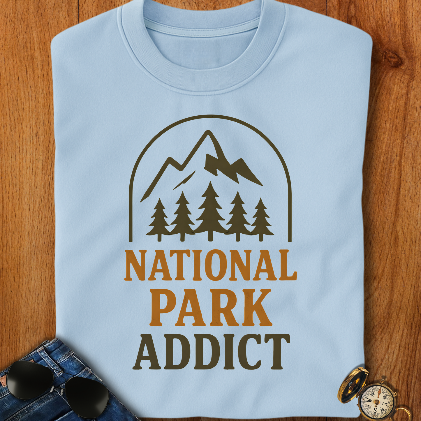 National Park Addict Trekking T-Shirt